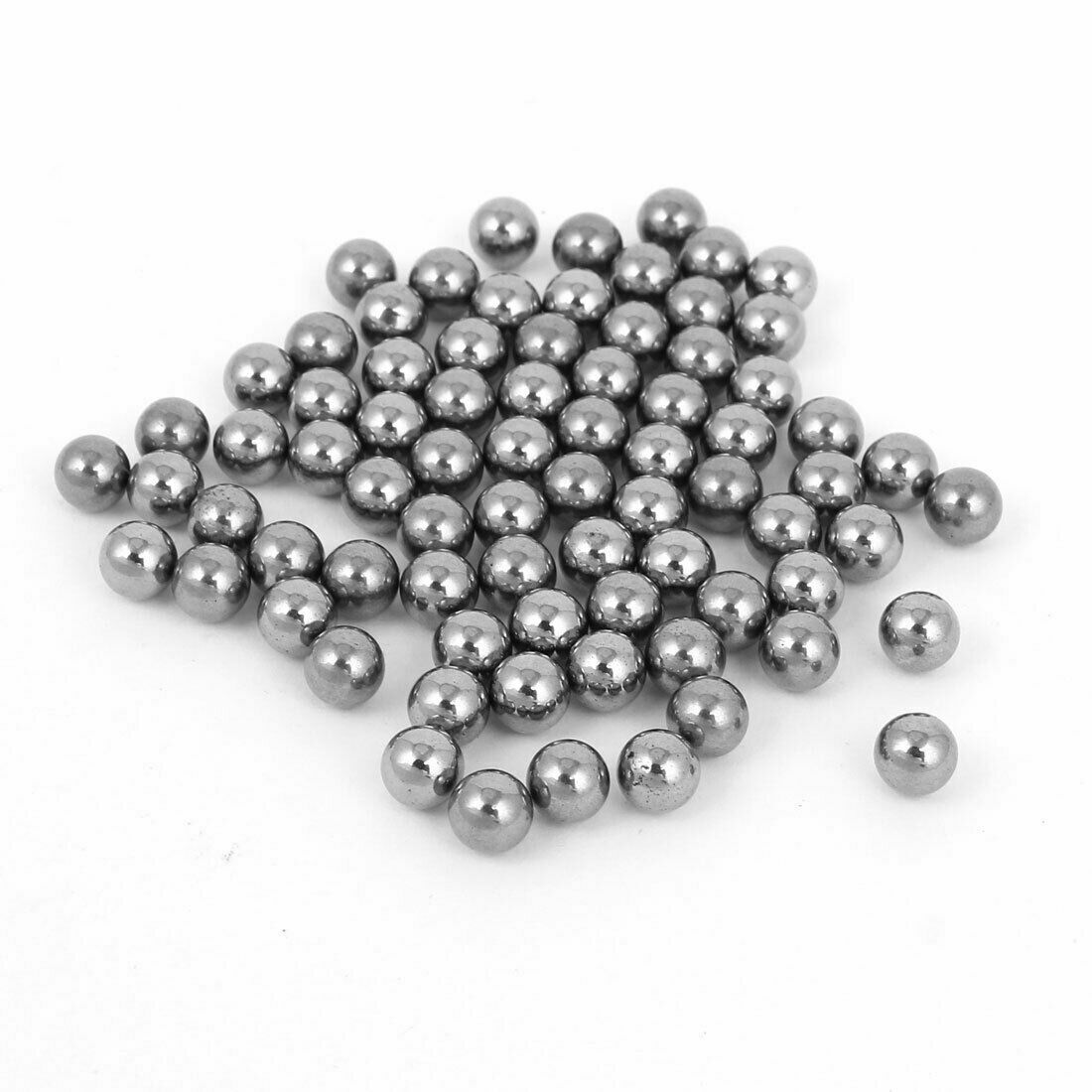 Set 100 bile metalice IdeallStore®, Precision Target, airsoft si prastie, 6 mm, 0.75g, argintiu - 4 | YEO