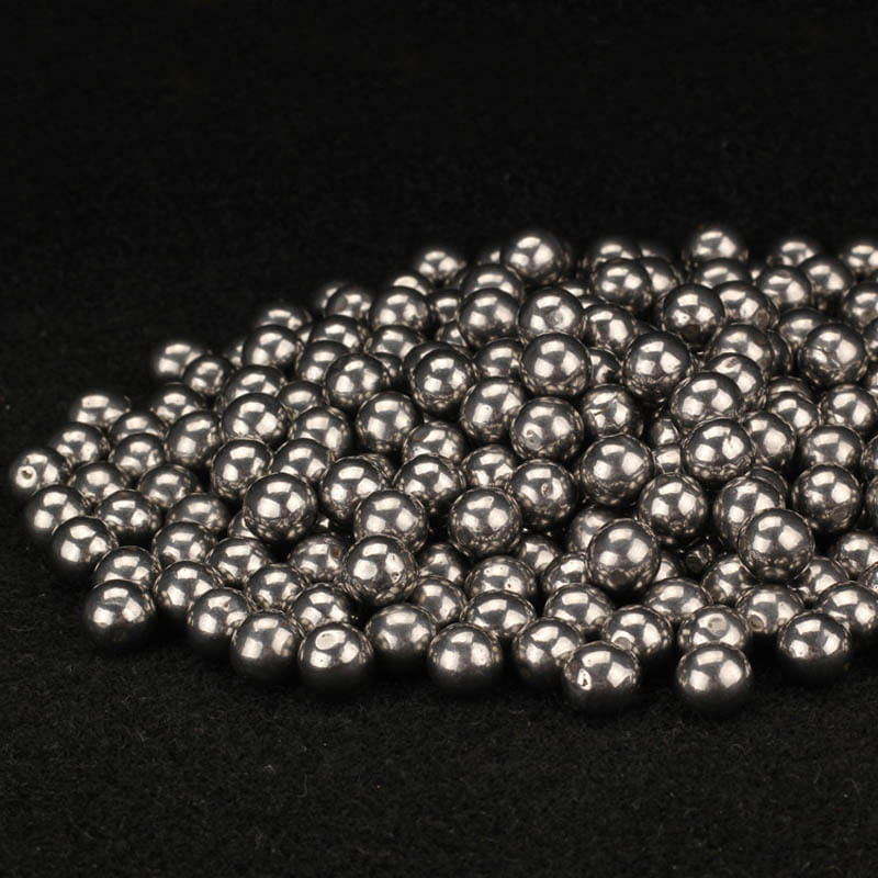 Set 500 bile metalice IdeallStore®, Combat Zone, airsoft si prastie, 7 mm, 0.75g, argintiu - 3 | YEO