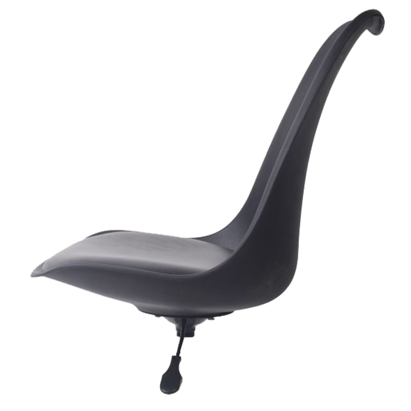 Sezut scaun de birou, piele ecologica, negru, mecanism inclus — imaginea 4