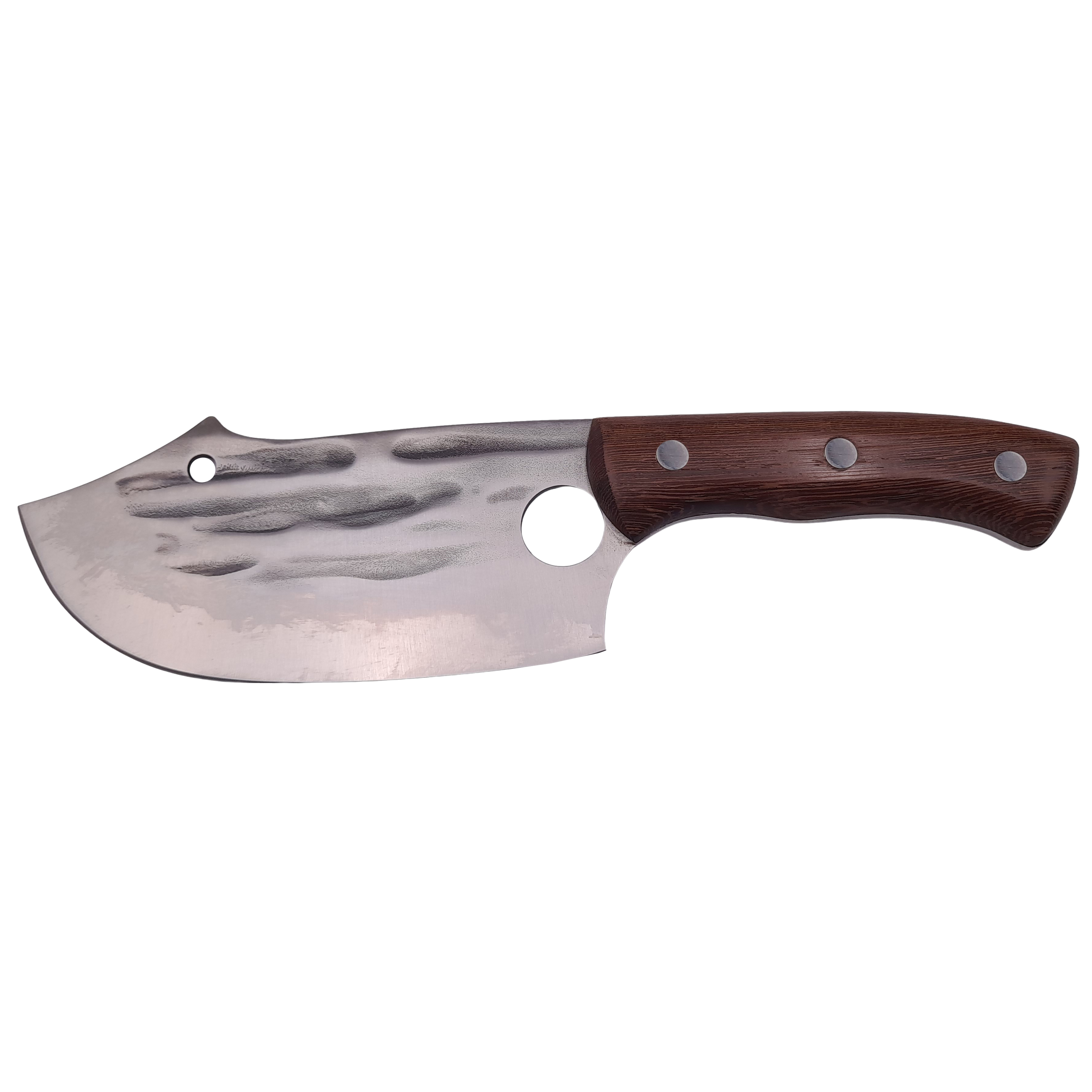 Cutitul bucatarului IdeallStore®, lucrat manual, Spiritual Blade, 27.5 cm, otel inoxidabil, 300 g, maro