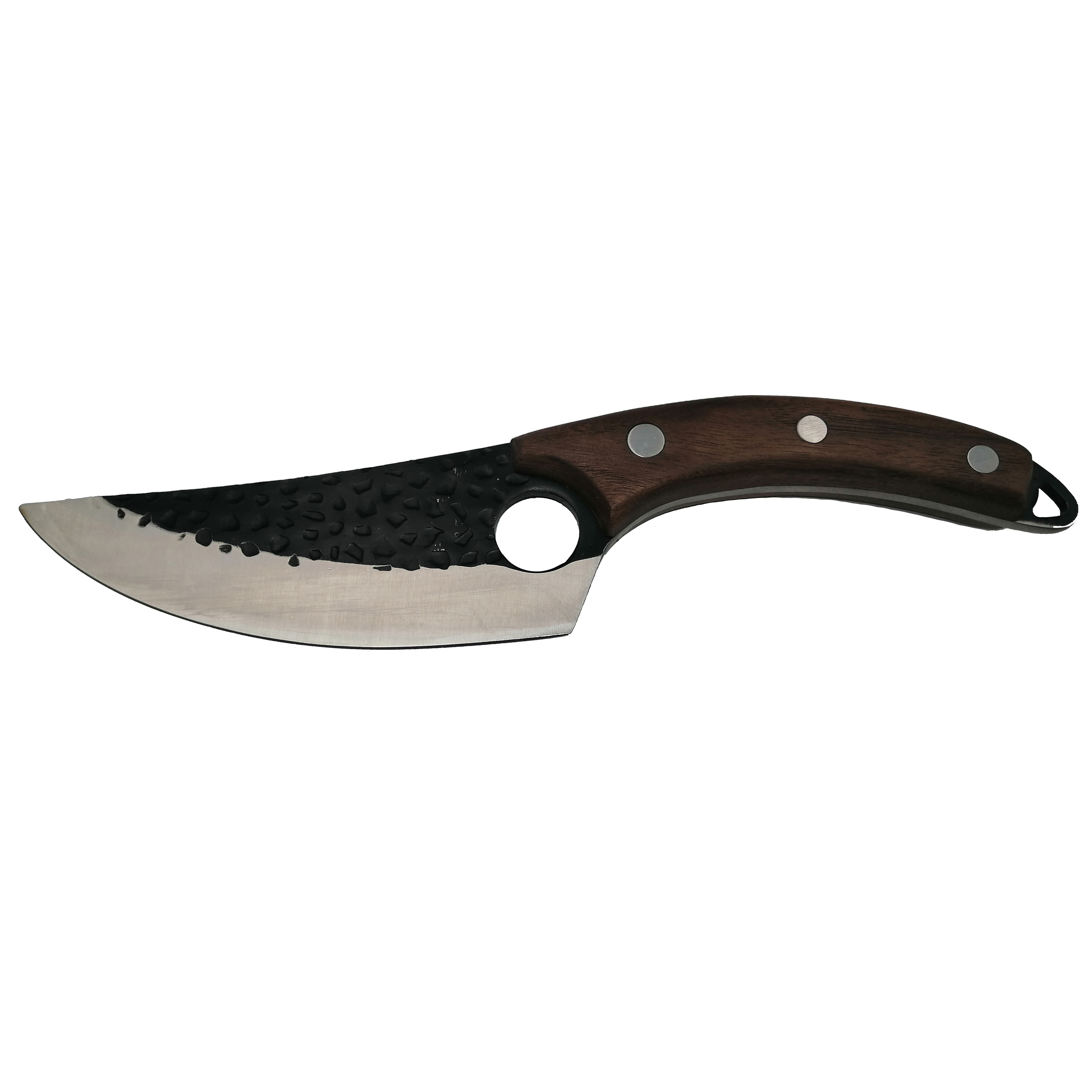 Set doua cutite de bucatarie DEPOX®. Japanese Chef, lucrate manual, otel, maner lemn, 27.5 cm — imaginea 10
