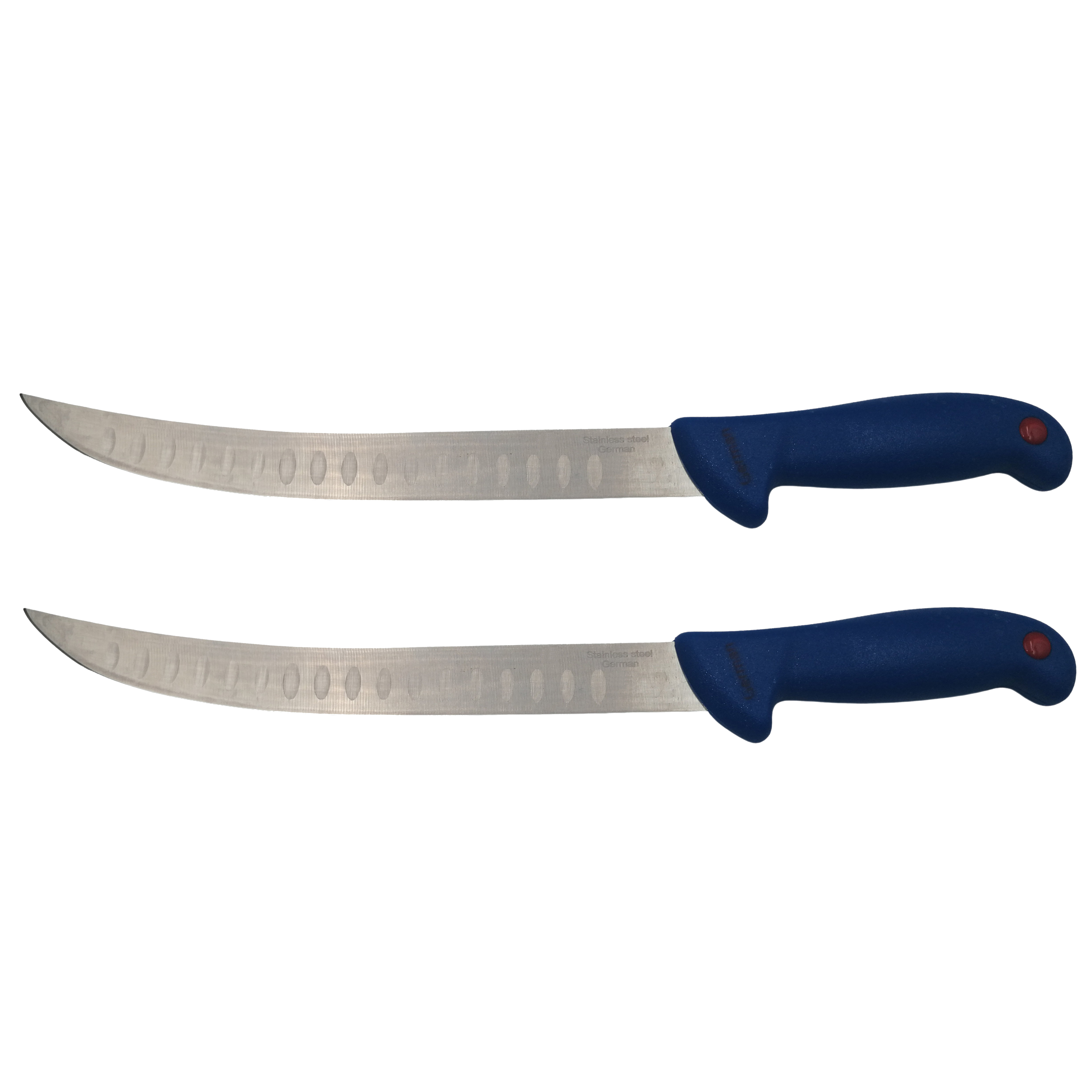 Set doua cutite bucatar IdeallStore®, Chef\'s Knife, otel inoxidabil, 38 cm, albastru