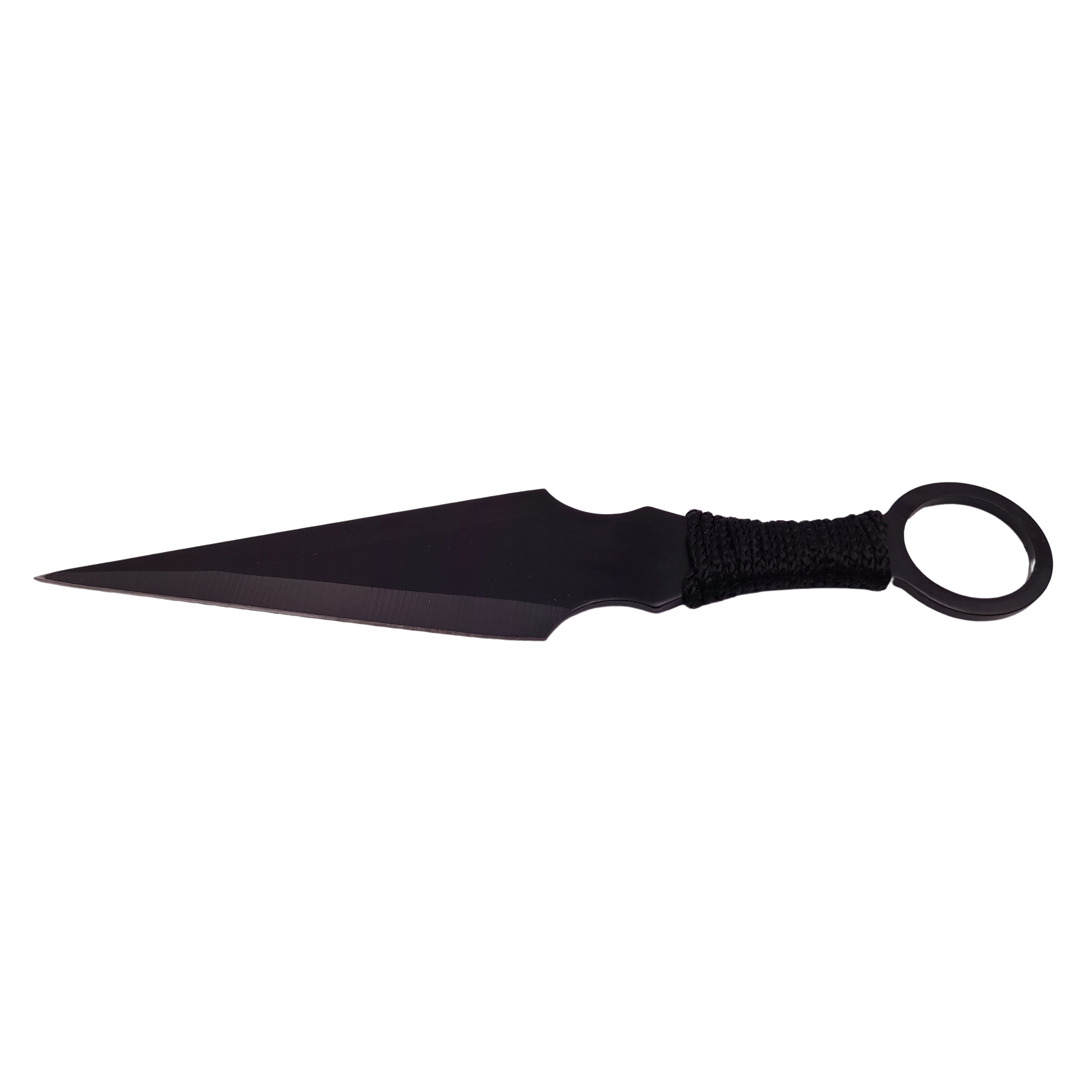 Set sabie de vanatoare IdeallStore® Last Ronin si sase cutite de aruncat, otel inoxidabil, negru