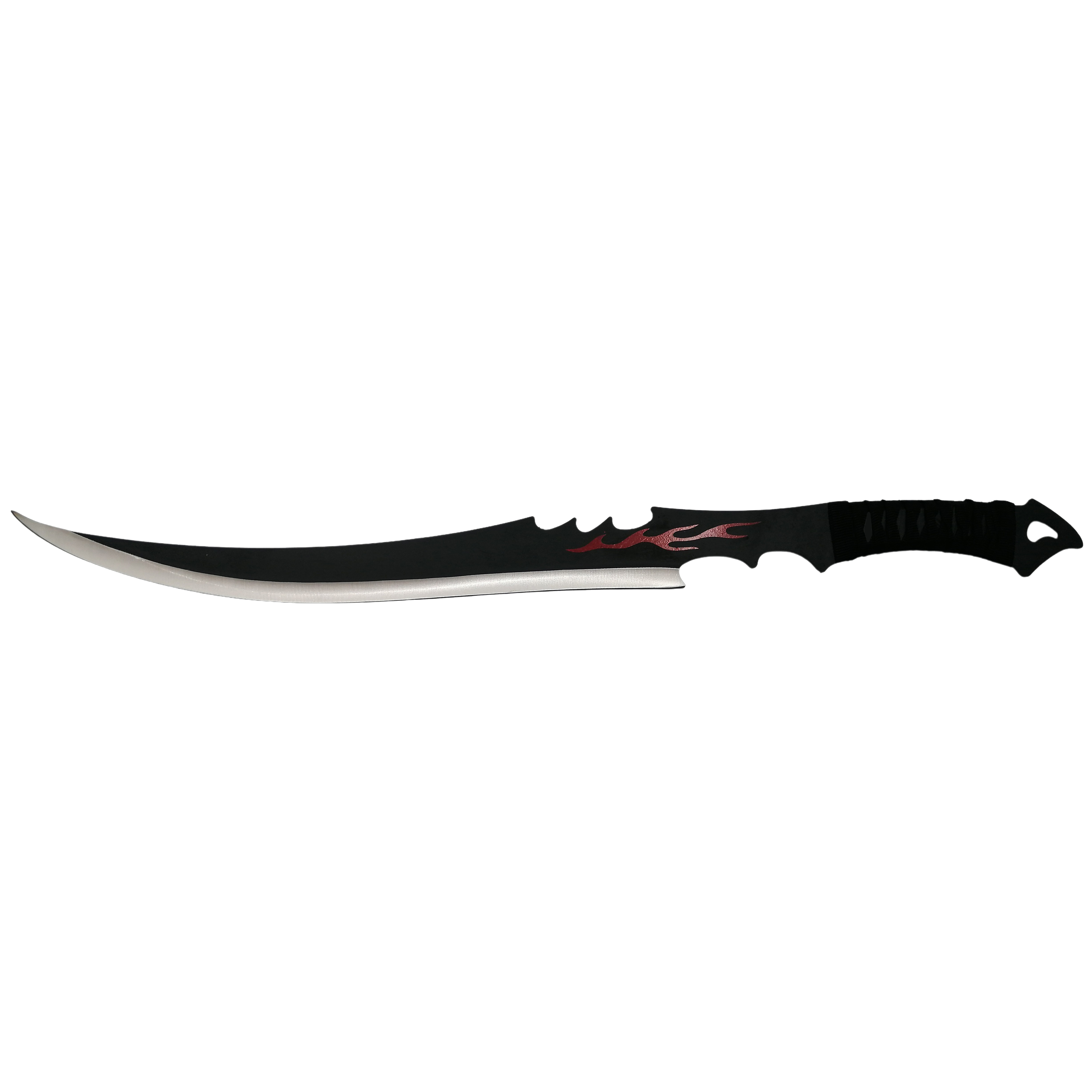 Sabie de vanatoare, Fire Blade, maner lemn, 70 cm, teaca inclusa - 1 | YEO