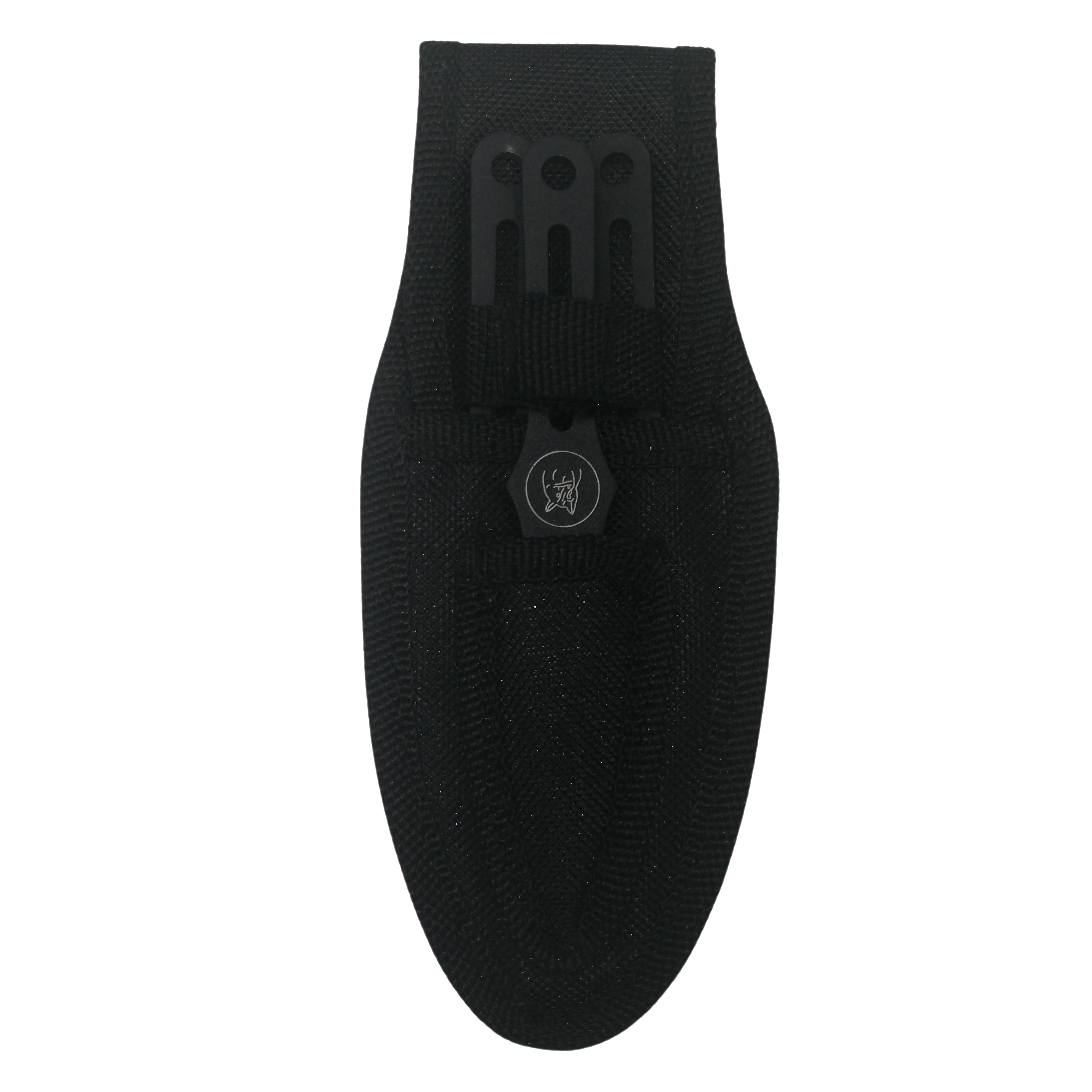 Set trei cutite de aruncat, Black Cat, otel inoxidabil, 13.5 cm, teaca inclusa - 3 | YEO