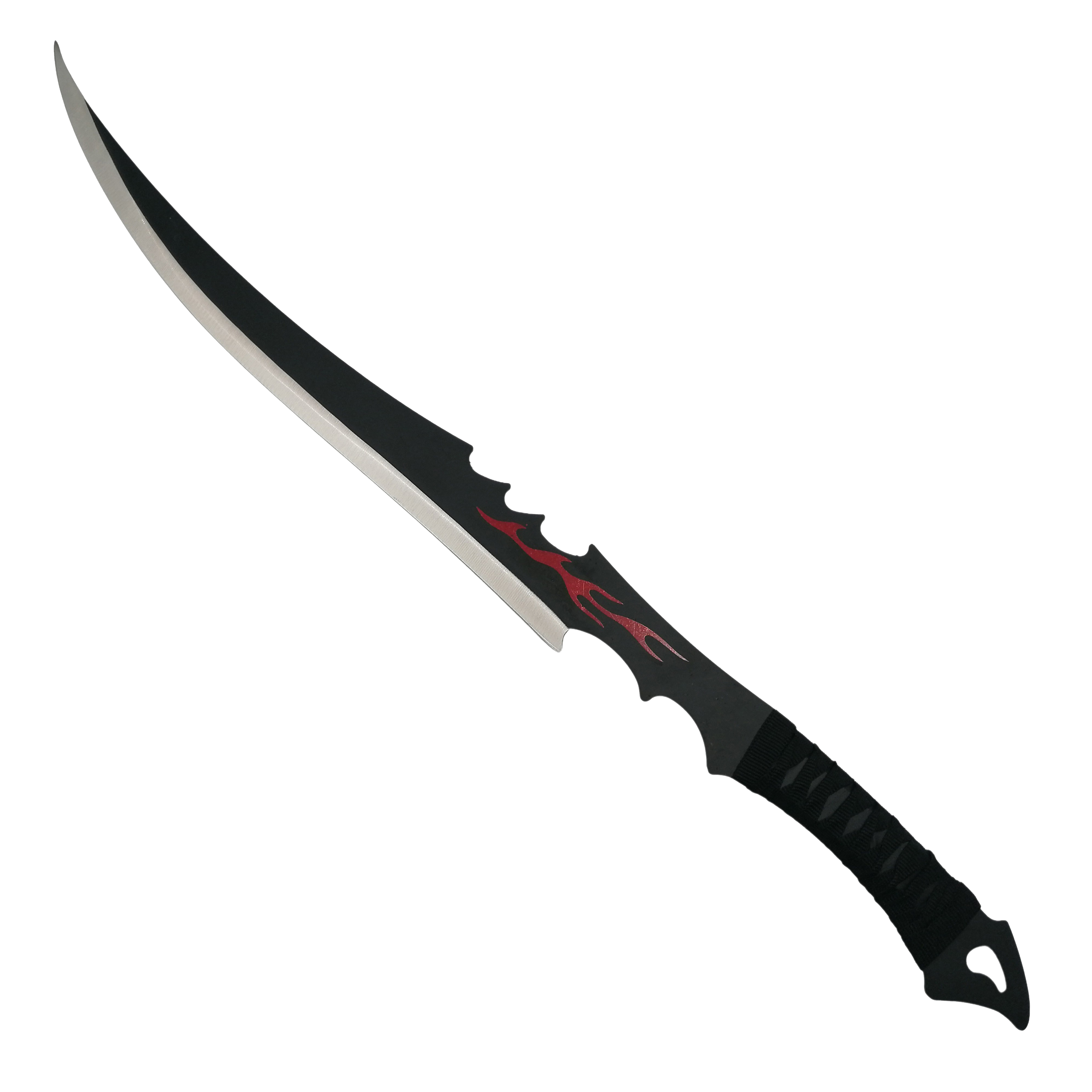 Sabie de vanatoare IdeallStore®, Fire Blade, 70 cm, neagra