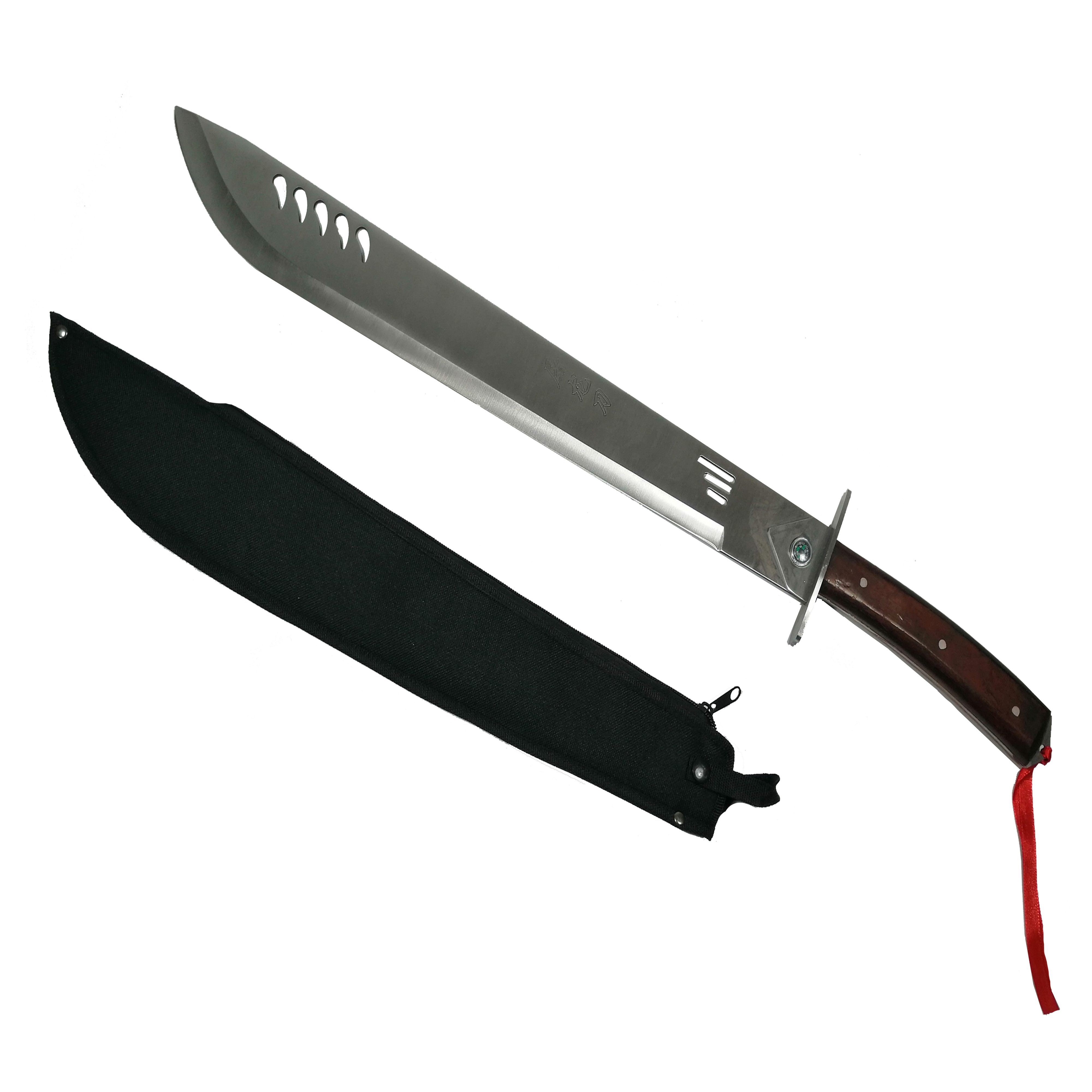 Sabie de vanatoare, Wrath Blade, maner lemn, 69 cm, teaca cadou