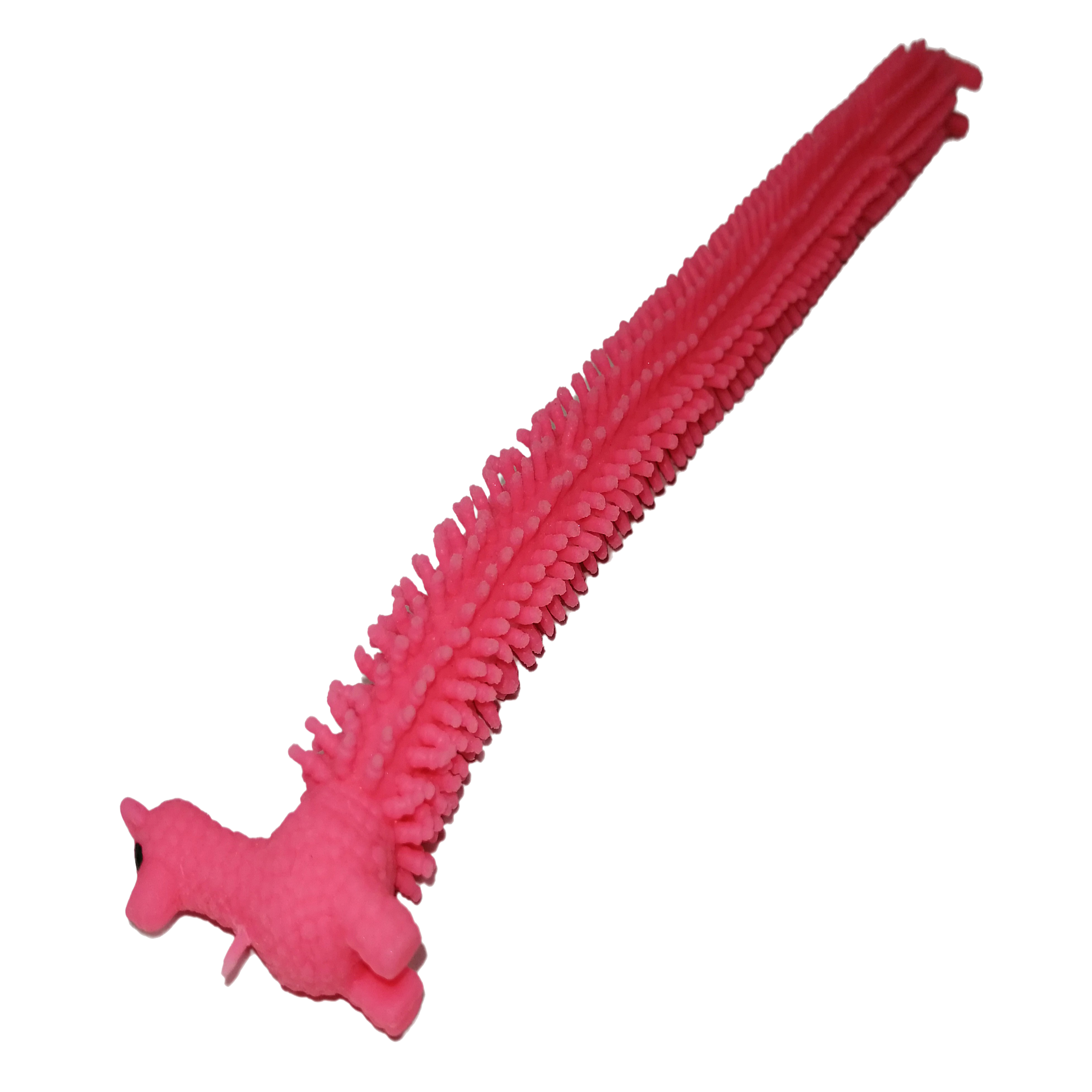 Jucarie antistres, Gummy Llama, cauciuc, 21 cm, roz - 1 | YEO