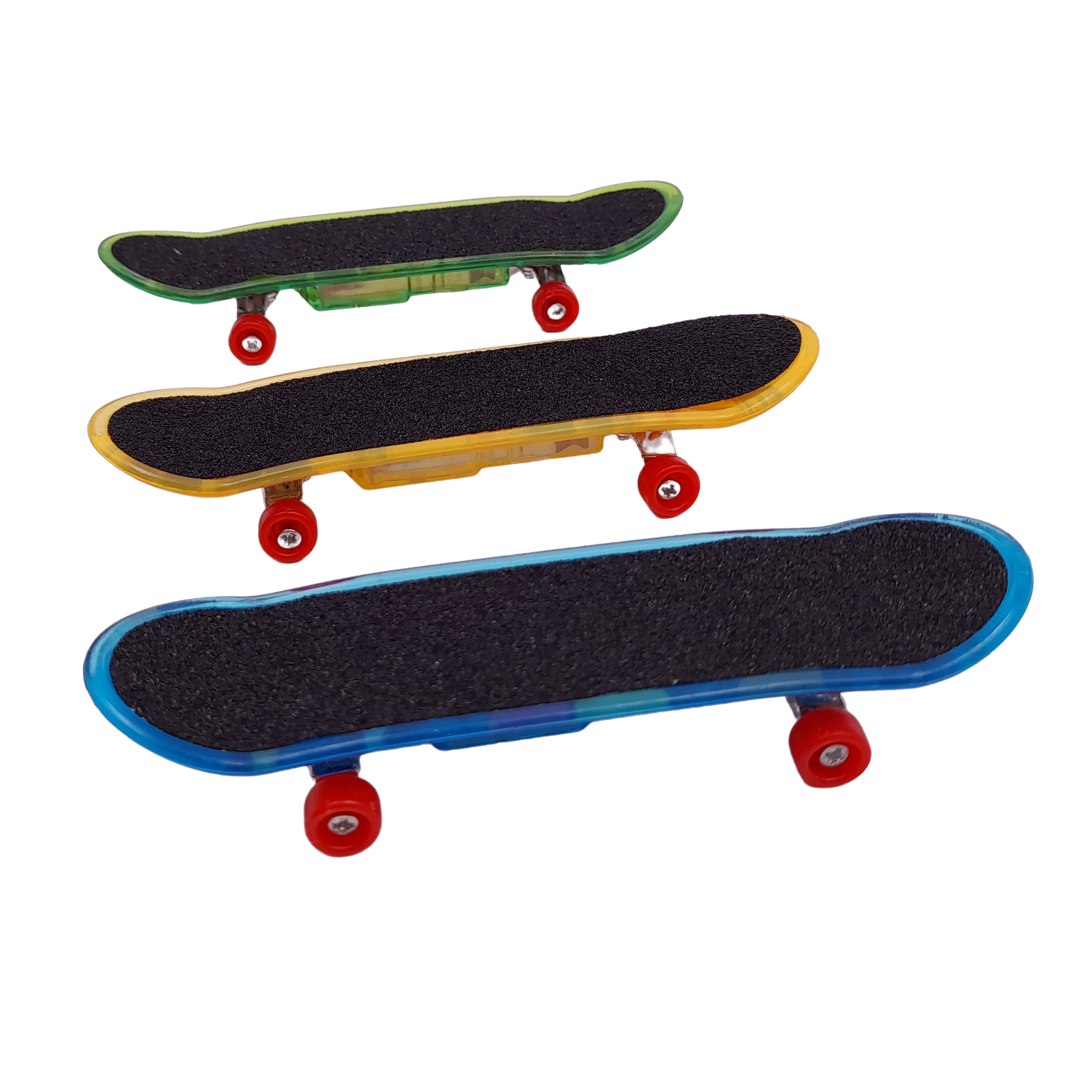 Set mini Skateboard IdeallStore®, Fingerboard Light, LED, 9.5 cm, multicolor - 2 | YEO