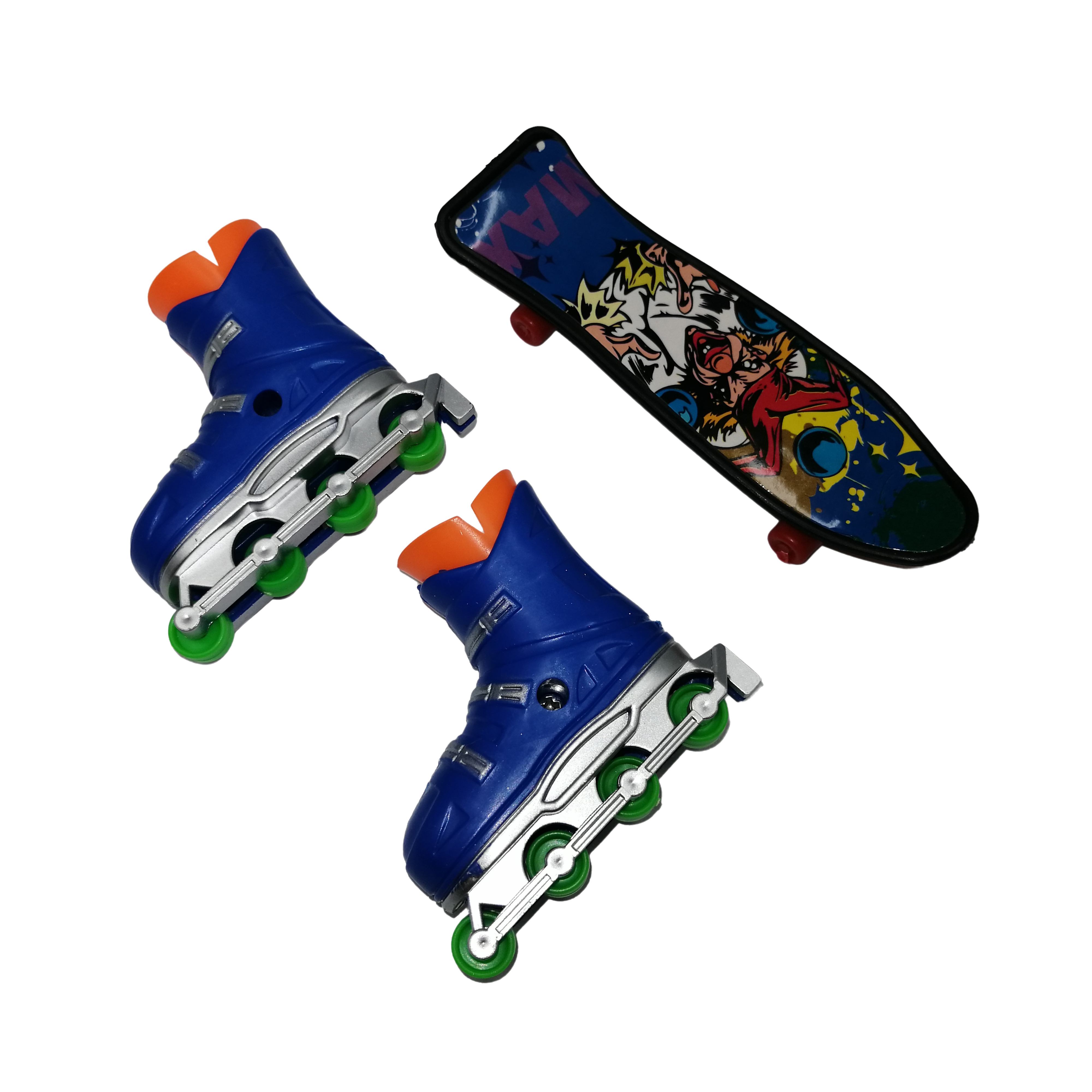 Set mini figurine IdeallStore®, Finger Maniac, skateboard, role, multicolor - 1 | YEO