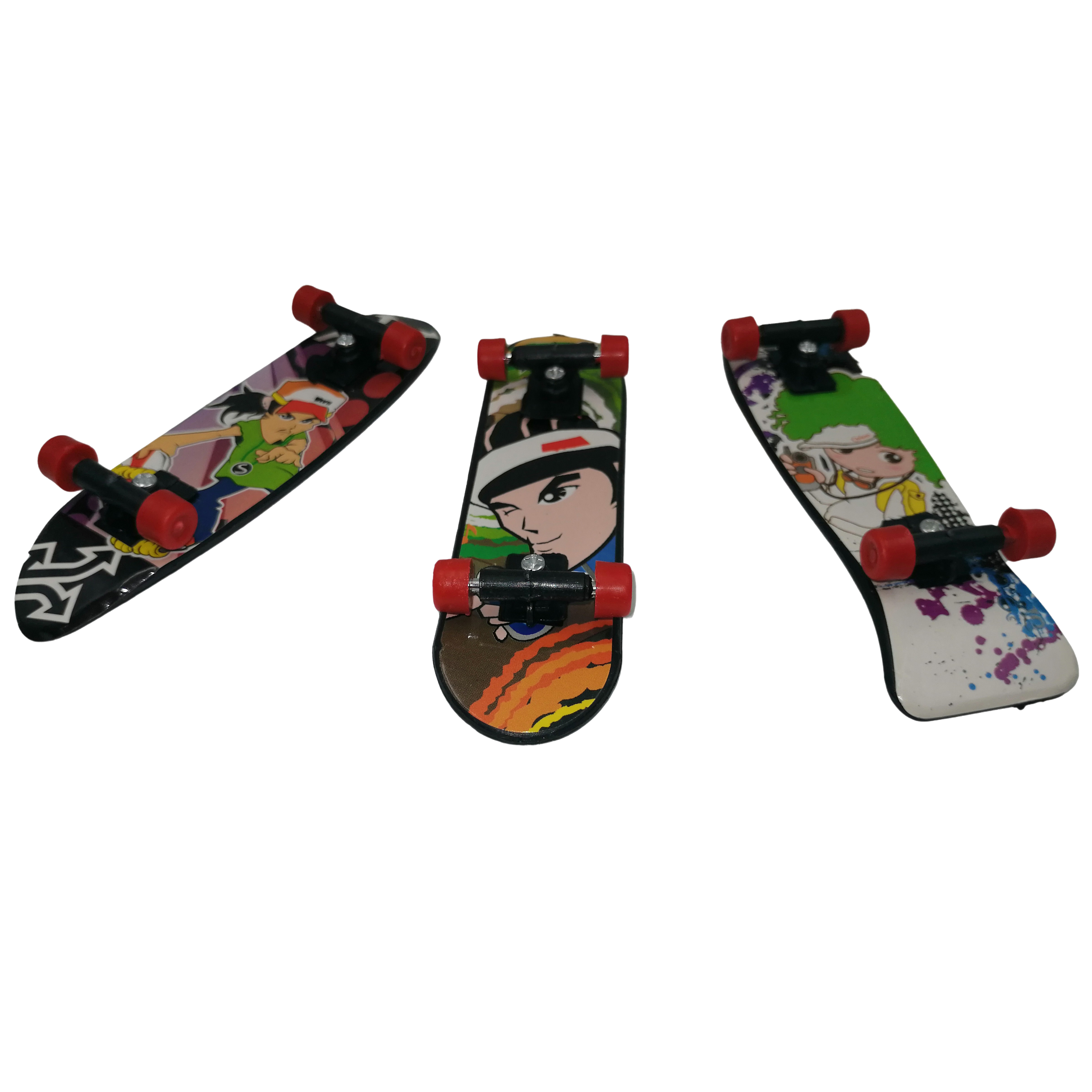 Set de mini jucarii IdeallStore®, Fingerboard Street, plastic, multicolor - 2 | YEO