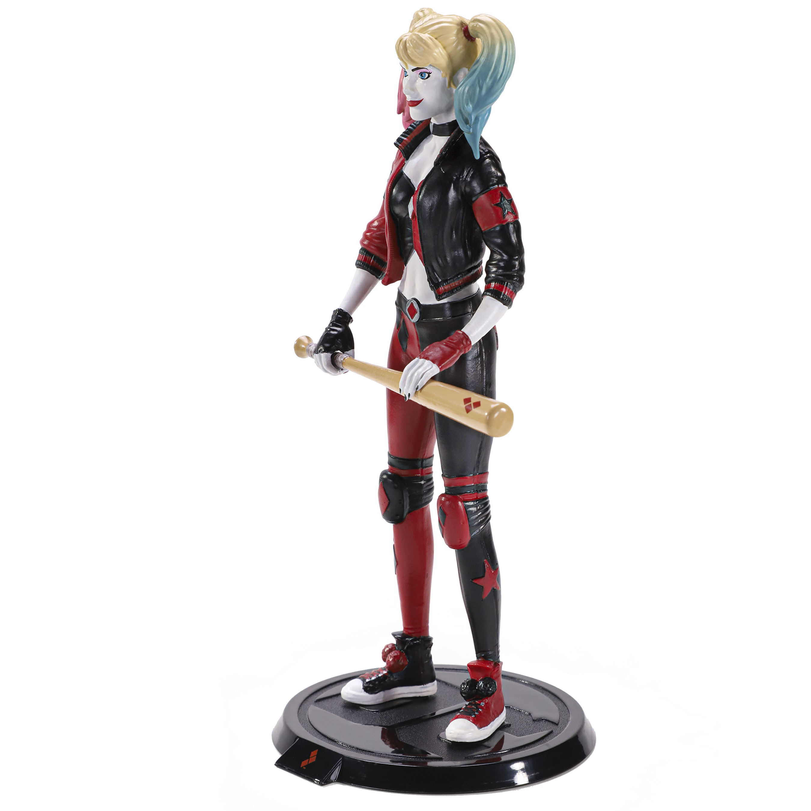 Figurina articulata Harley Quinn IdeallStore®, Twisted Psychiatrist, editie de colectie, 18 cm, stativ inclus - 2 | YEO