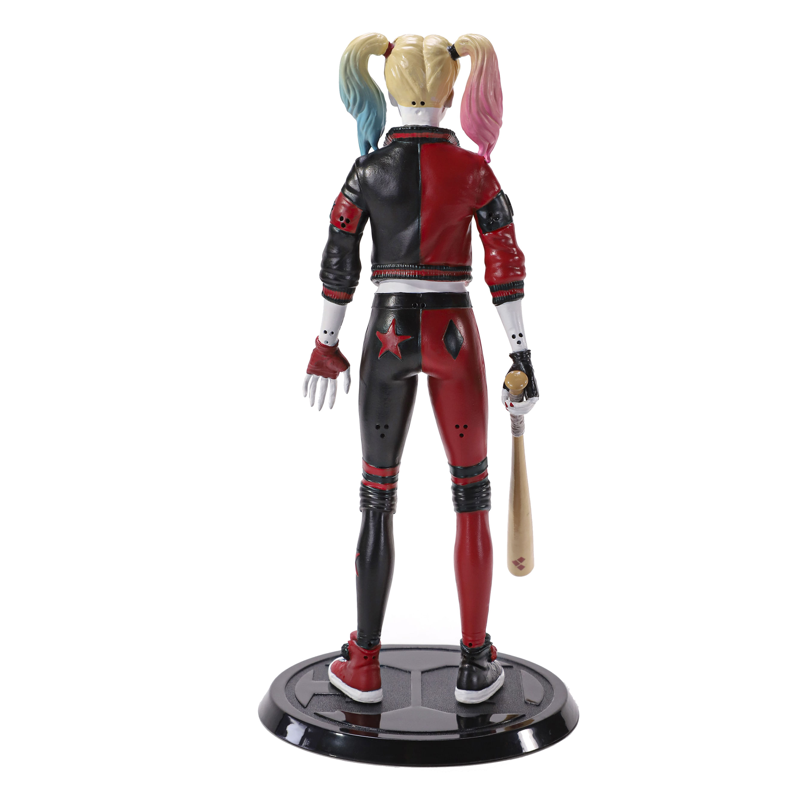 Figurina articulata Harley Quinn IdeallStore®, Twisted Psychiatrist, editie de colectie, 18 cm, stativ inclus - 4 | YEO