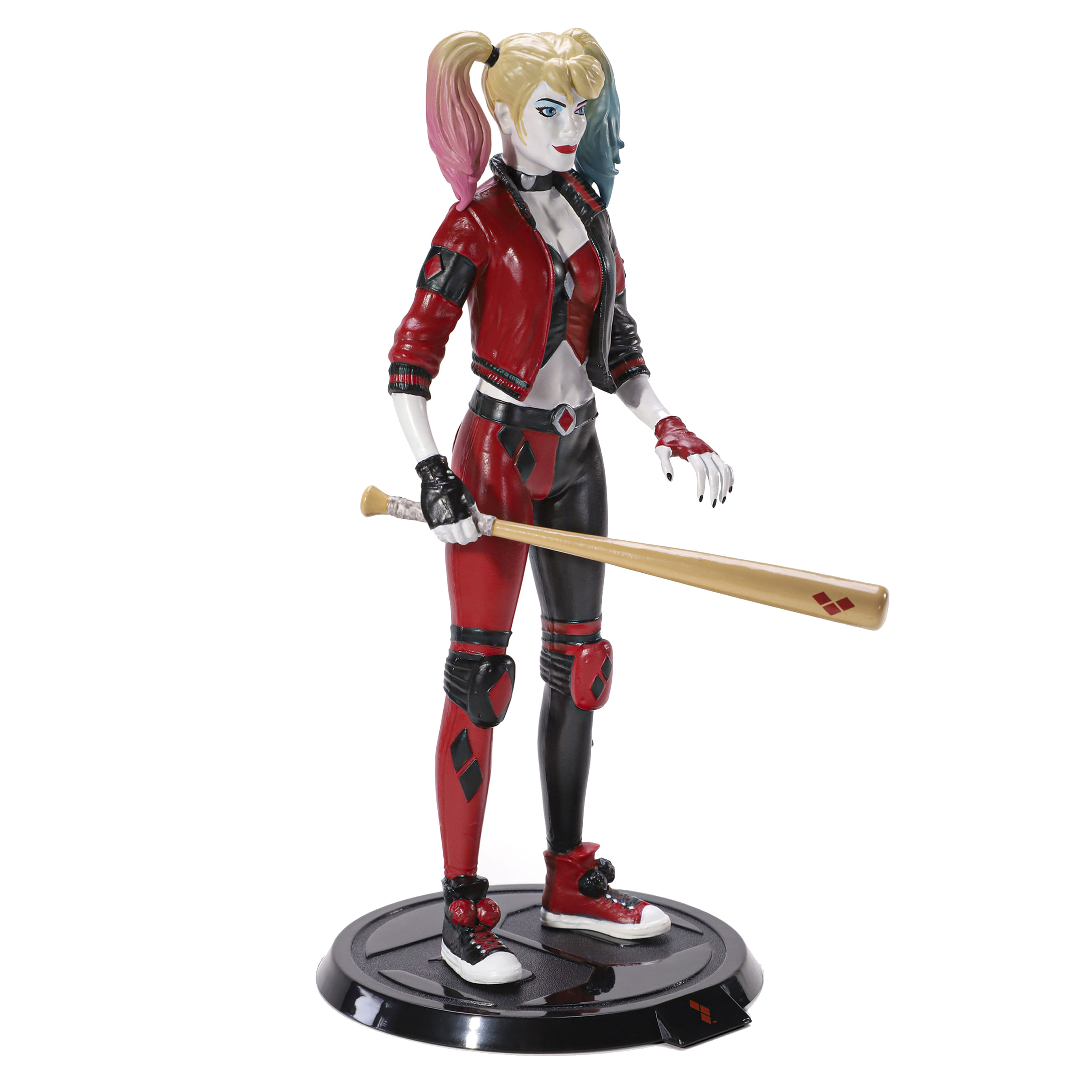 Figurina articulata Harley Quinn IdeallStore®, Twisted Psychiatrist, editie de colectie, 18 cm, stativ inclus - 3 | YEO