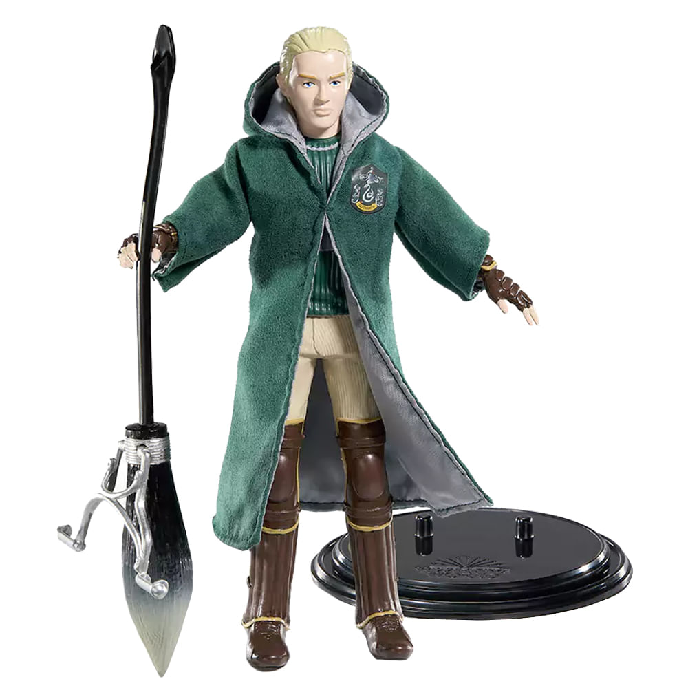 Figurina Draco Malfoy articulata IdeallStore®, Quidditch Seeker, editie de colectie, 18 cm, stativ inclus - 1 | YEO