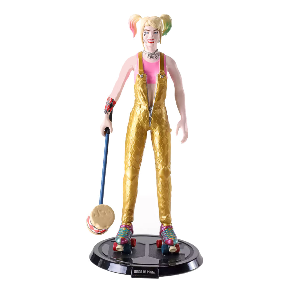 Figurina articulata IdeallStore®, Harley Quinn, 18.5 cm, stativ inclus - 1 | YEO