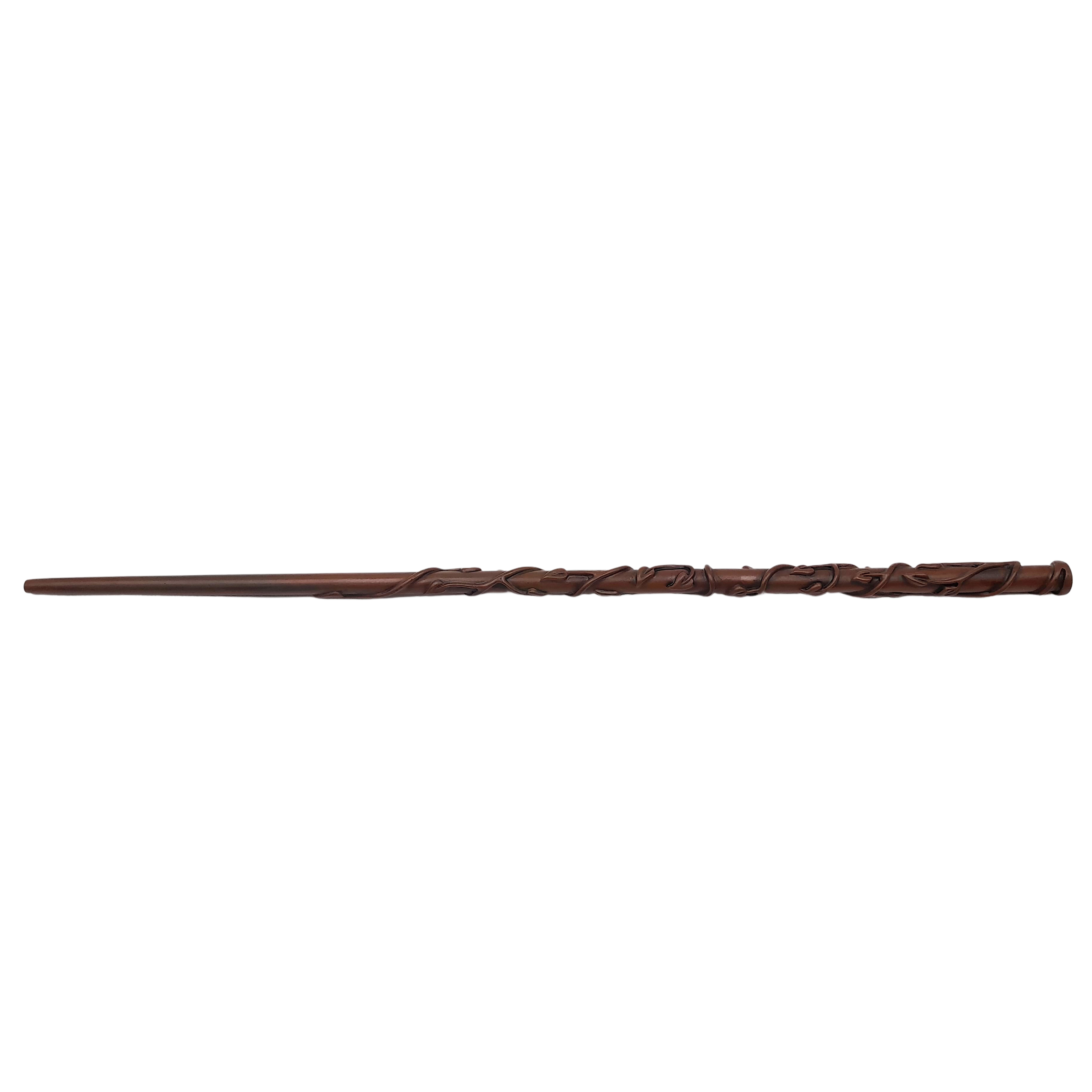 Bagheta magica IdeallStore®, Brightest Witch, insertii metal, 40 cm, maro - 3 | YEO