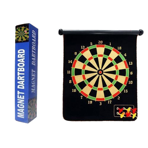 Tabla magnetica de darts, 47 cm, textil, neagra - 2 | YEO