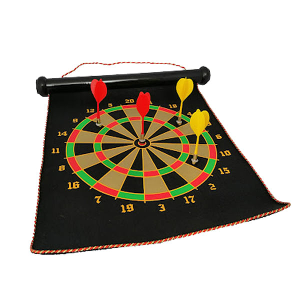 Tabla magnetica de darts, 47 cm, textil, neagra - 1 | YEO