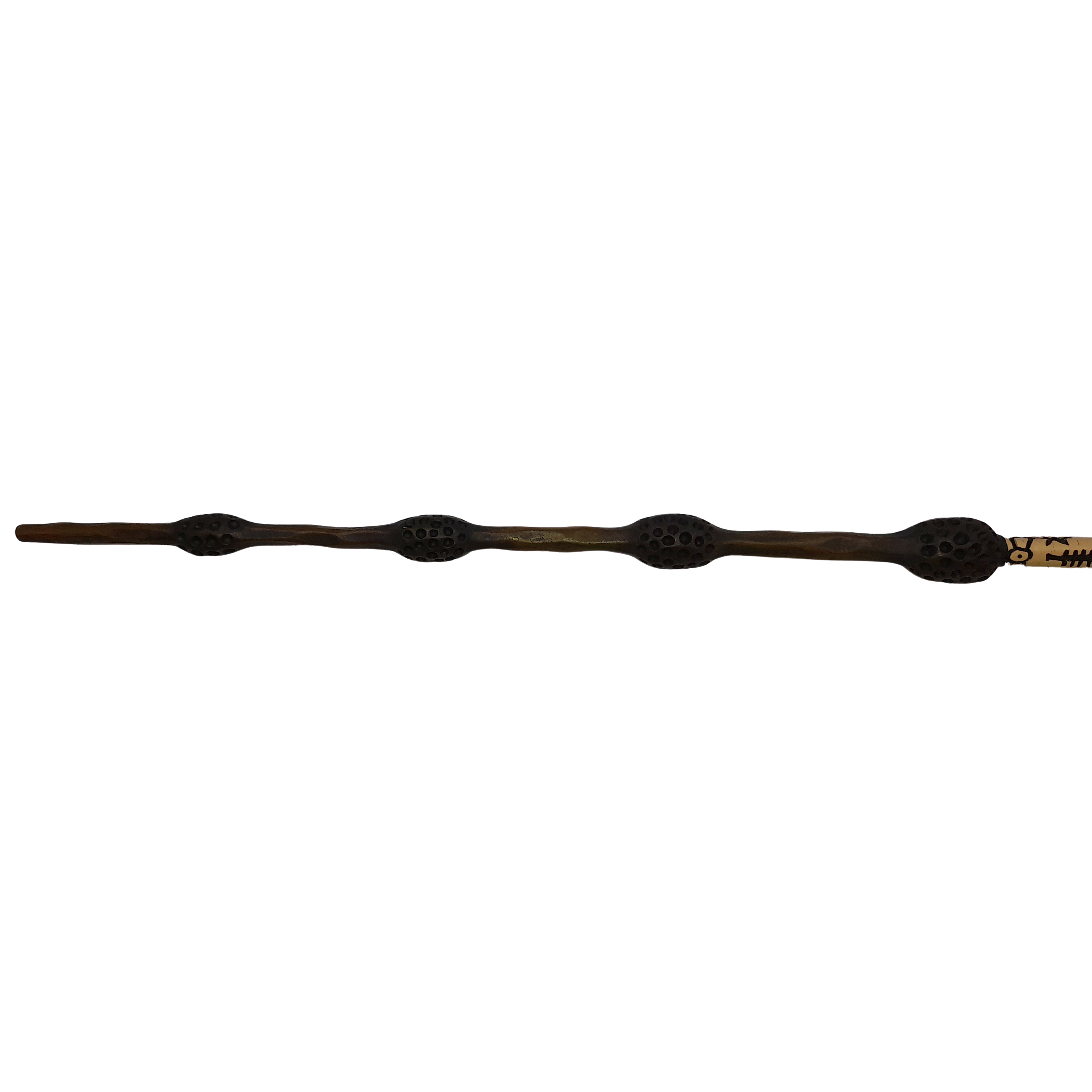 Bagheta magica IdeallStore®, Elder Wand, insertii metal, 41 cm, maro - 2 | YEO