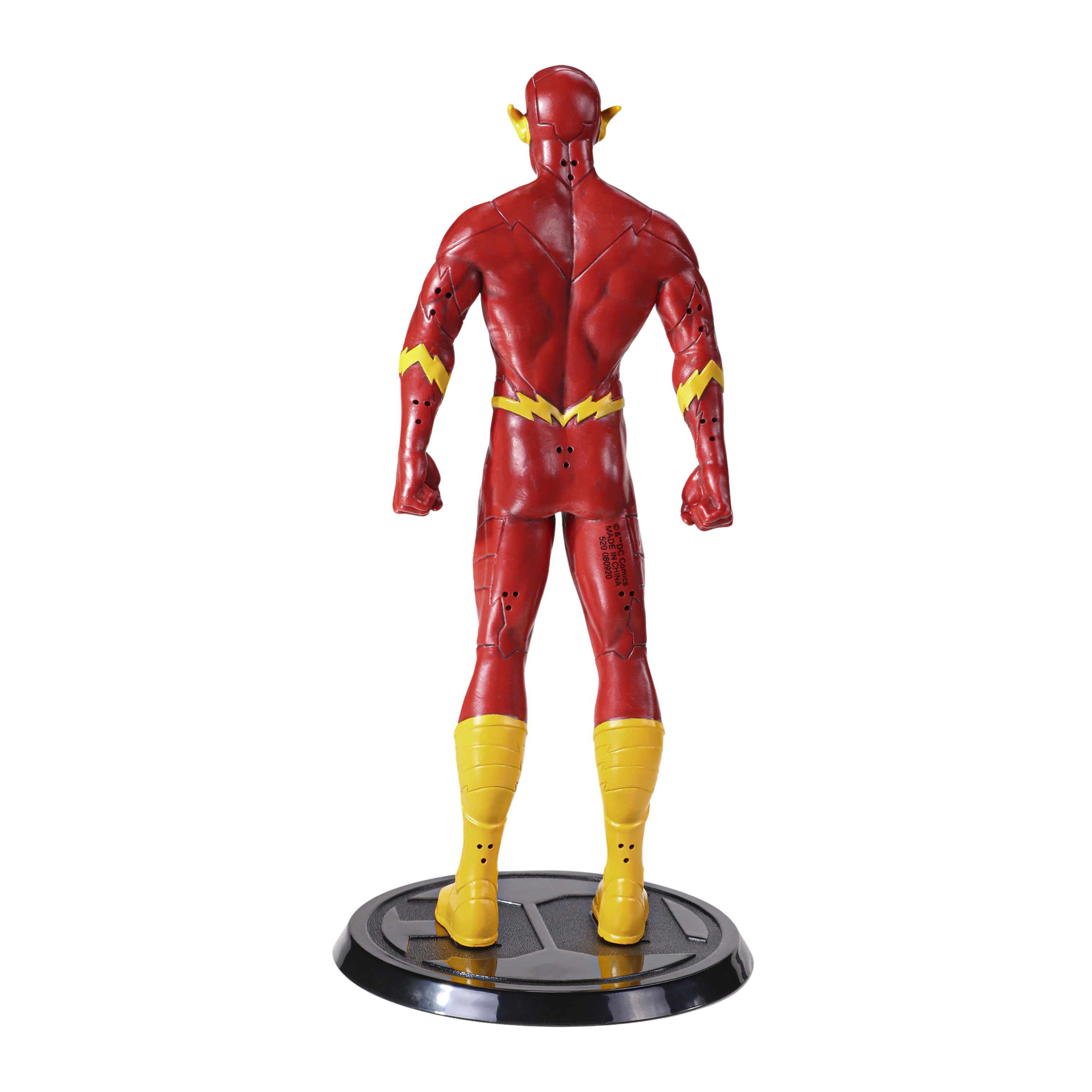 Figurina articulata de colectie The Flash, Fastest Man Alive, 18 cm, rosu, stativ inclus - 4 | YEO