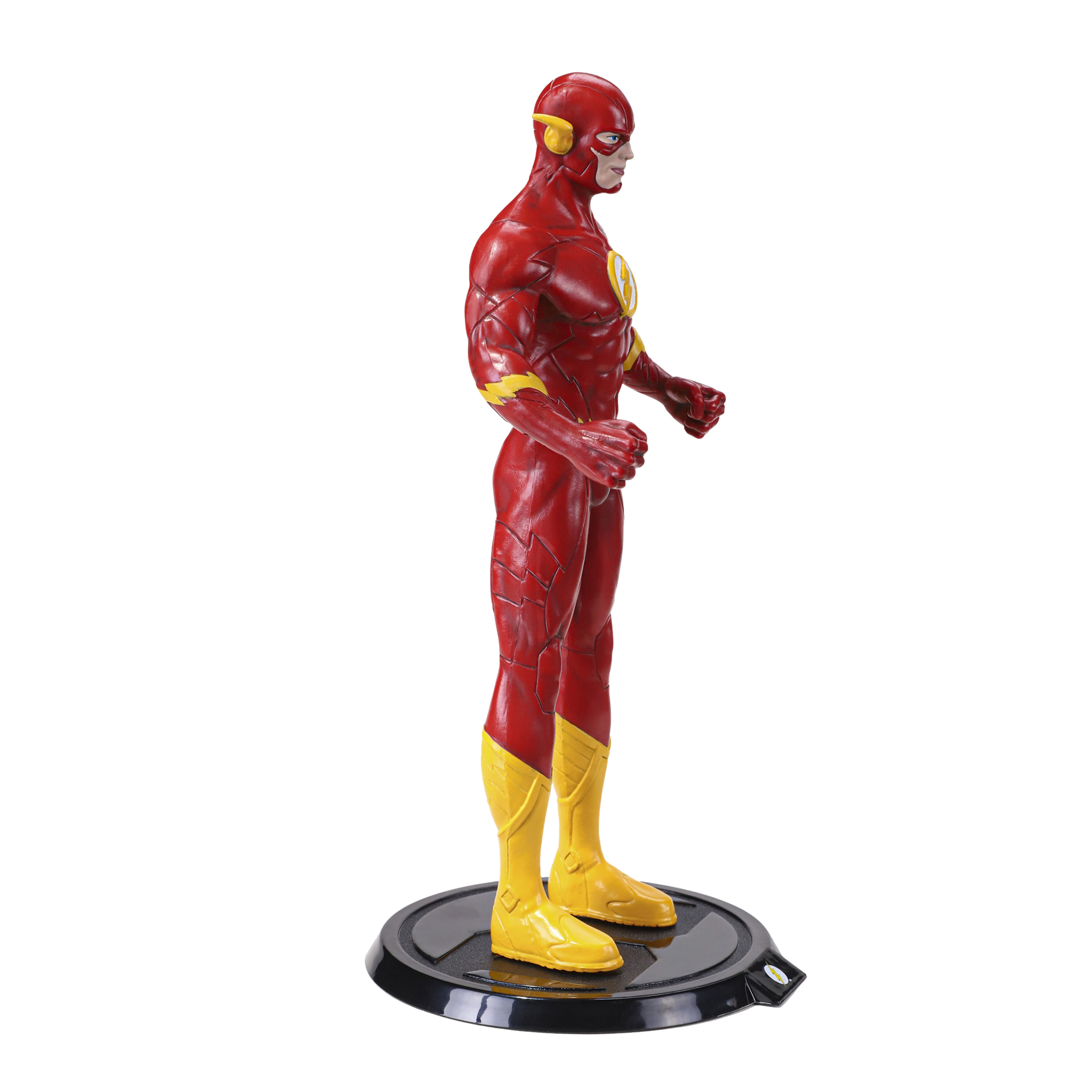 Figurina articulata de colectie The Flash, Fastest Man Alive, 18 cm, rosu, stativ inclus - 3 | YEO