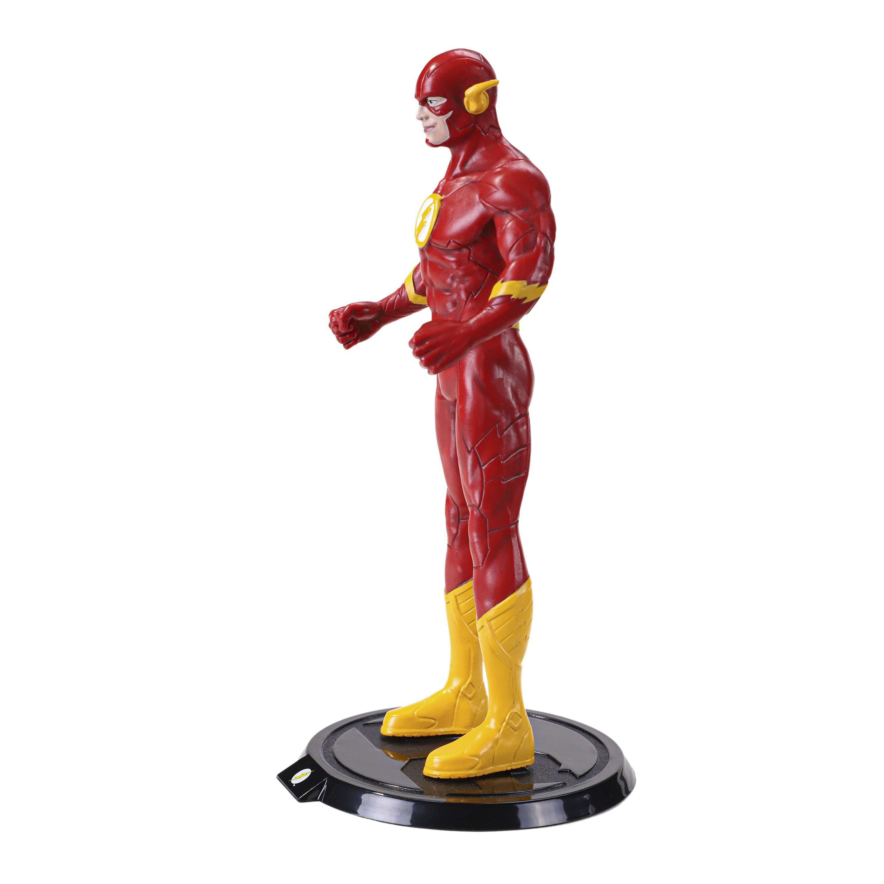 Figurina articulata de colectie The Flash, Fastest Man Alive, 18 cm, rosu, stativ inclus - 2 | YEO