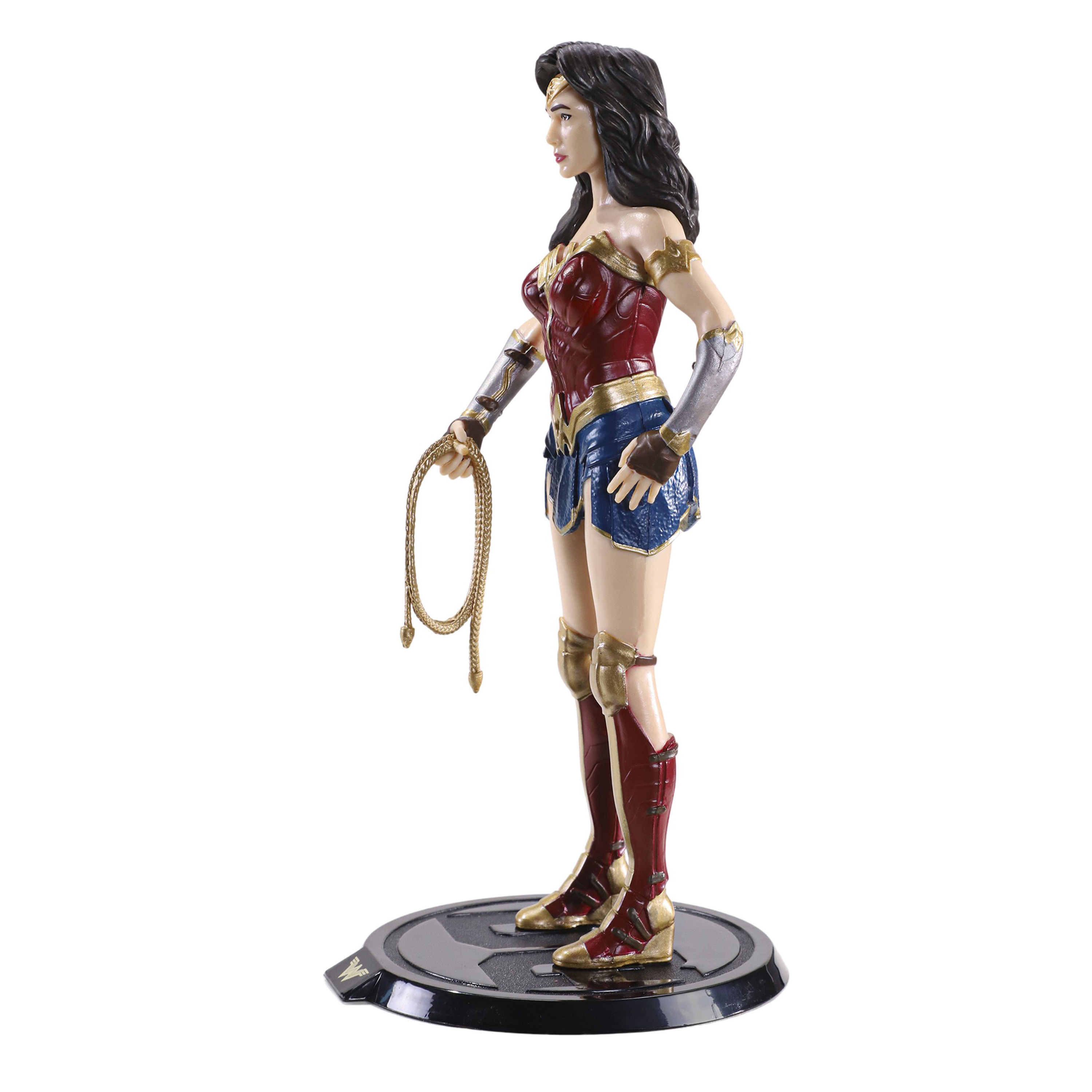 Figurina articulata de colectie Wonder Woman, Amazonian Princess, 18 cm, rosu, stativ inclus - 3 | YEO