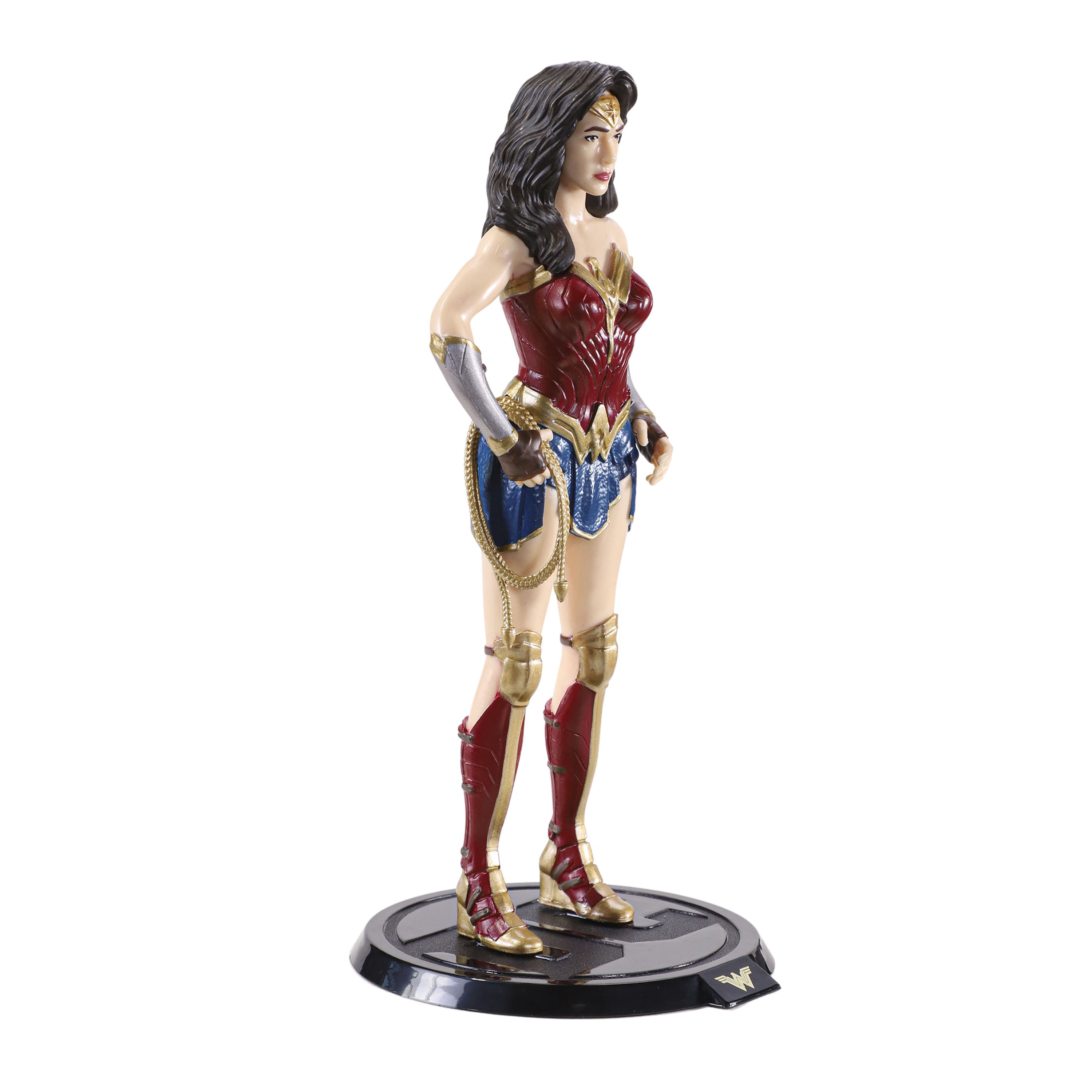 Figurina articulata de colectie Wonder Woman, Amazonian Princess, 18 cm, rosu, stativ inclus - 4 | YEO