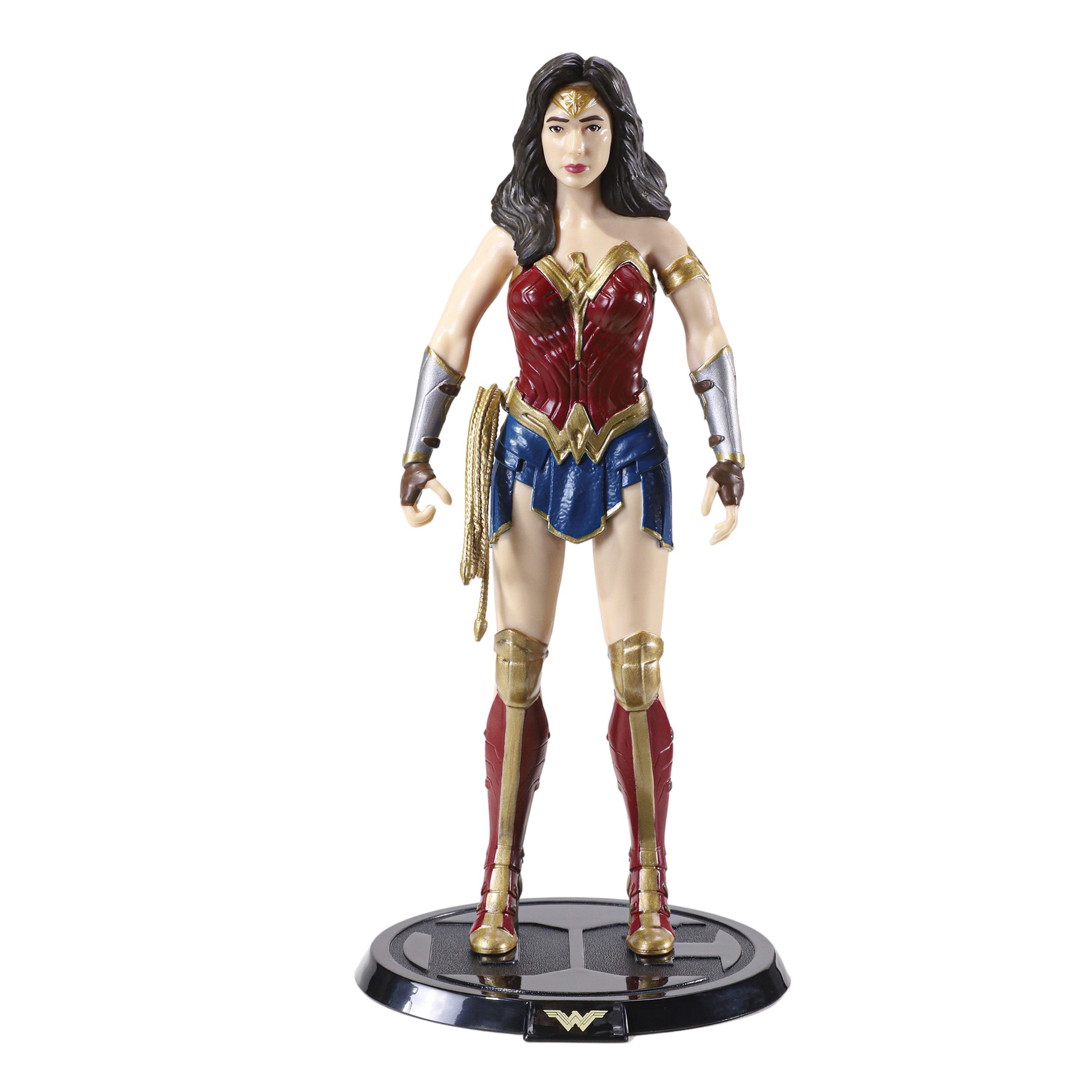 Figurina articulata de colectie Wonder Woman, Amazonian Princess, 18 cm, rosu, stativ inclus - 2 | YEO