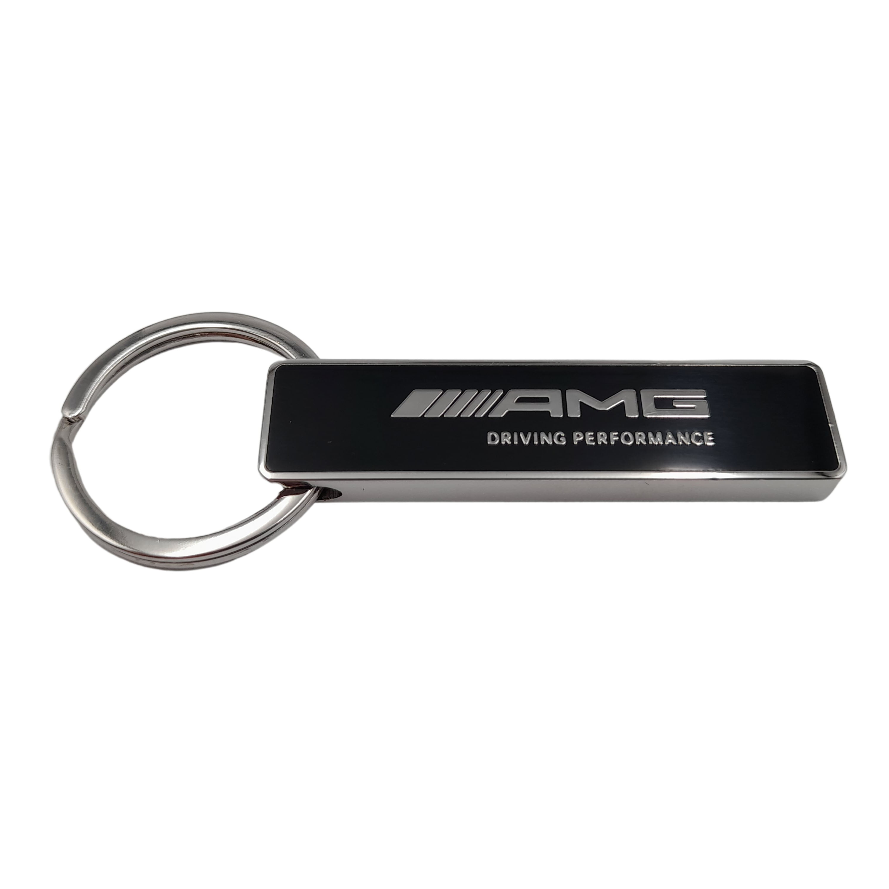 Breloc de chei IdeallStore®, AMG Performance, editie de colectie, 6 cm, metal, argintiu