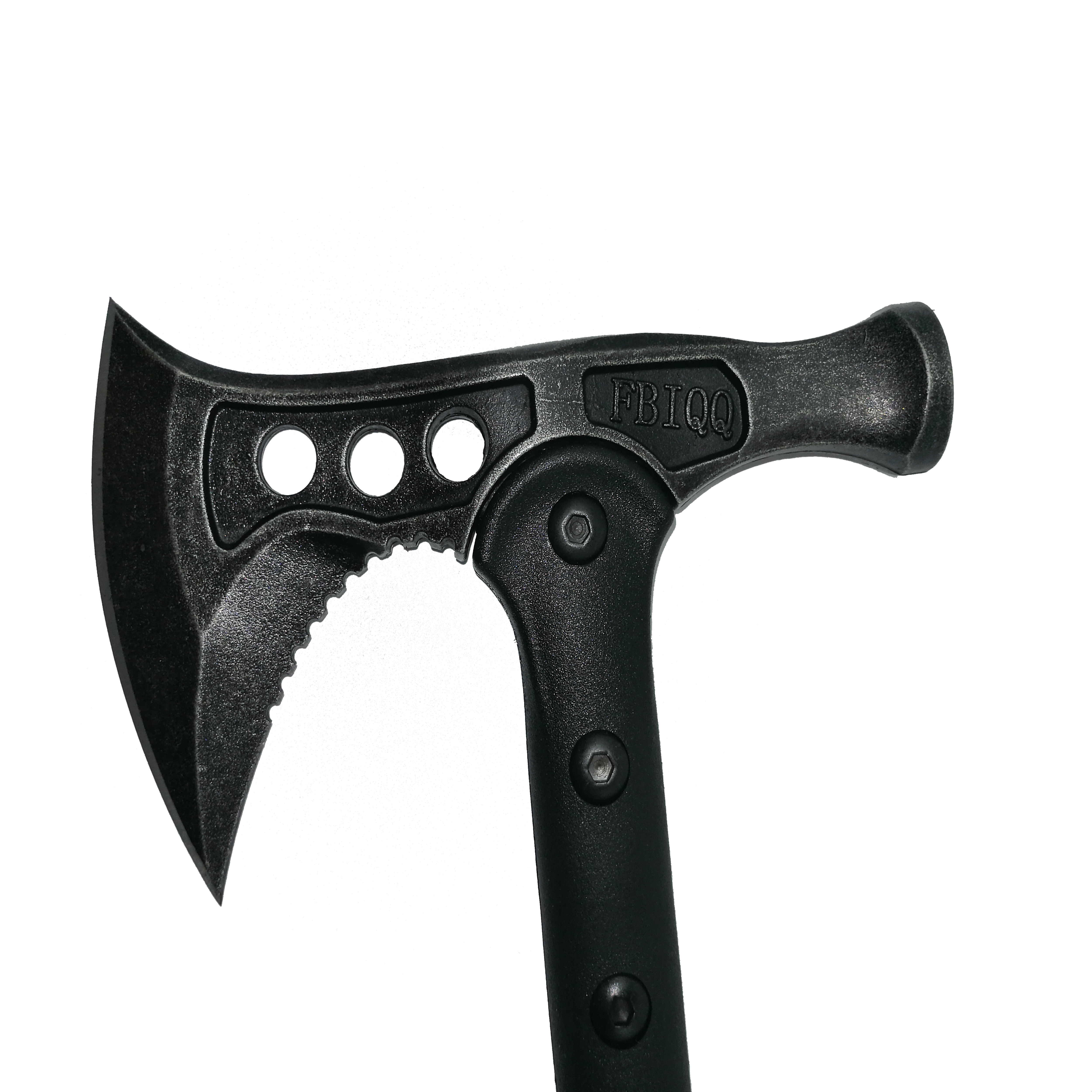 Topor Survivor, Hammer Fall, otel inoxidabil, negru, 39 cm, teaca inclusa - 4 | YEO