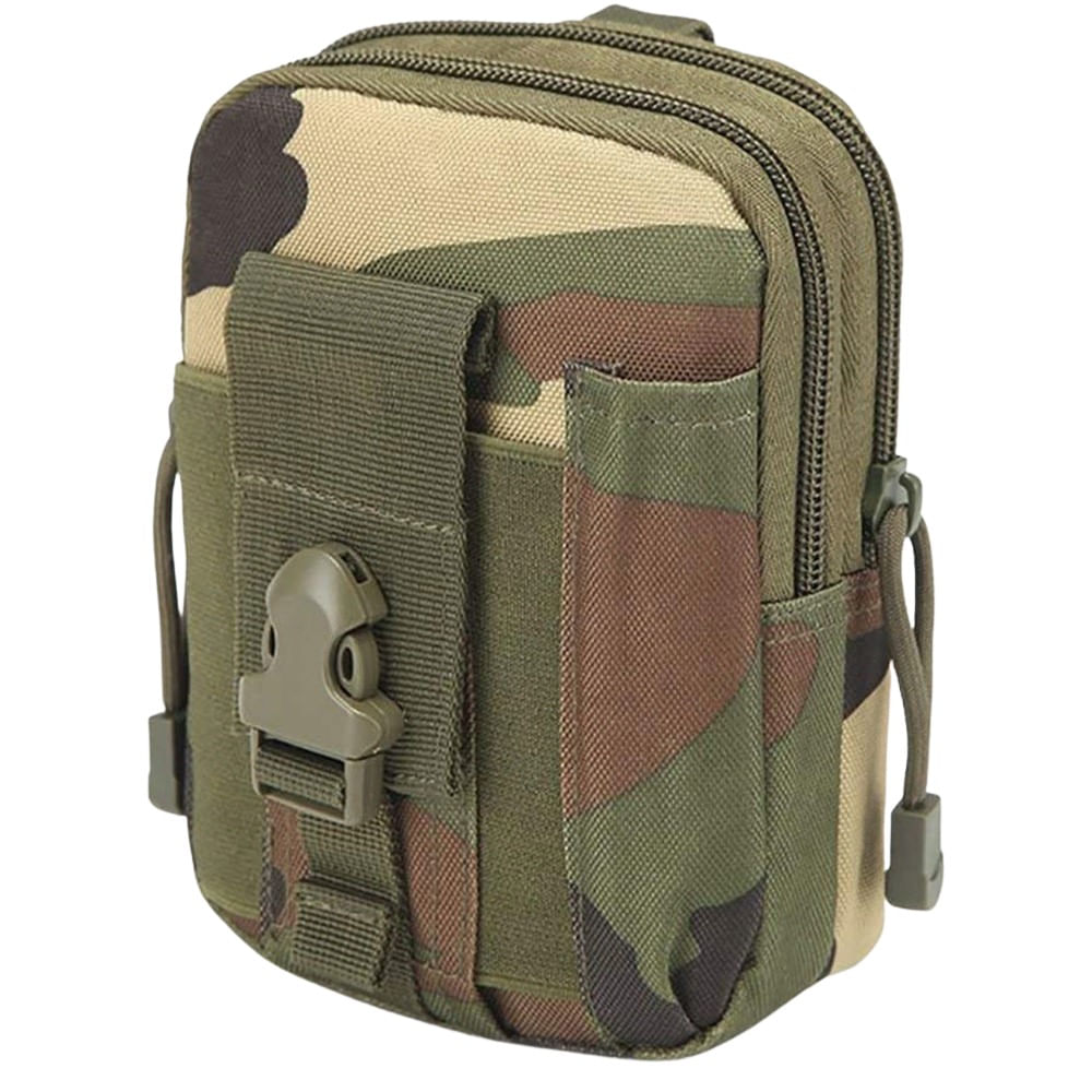 Husa tactica militara IdeallStore®, Trooper Reach, poliester, capacitate 1 l, 18 cm, camuflaj