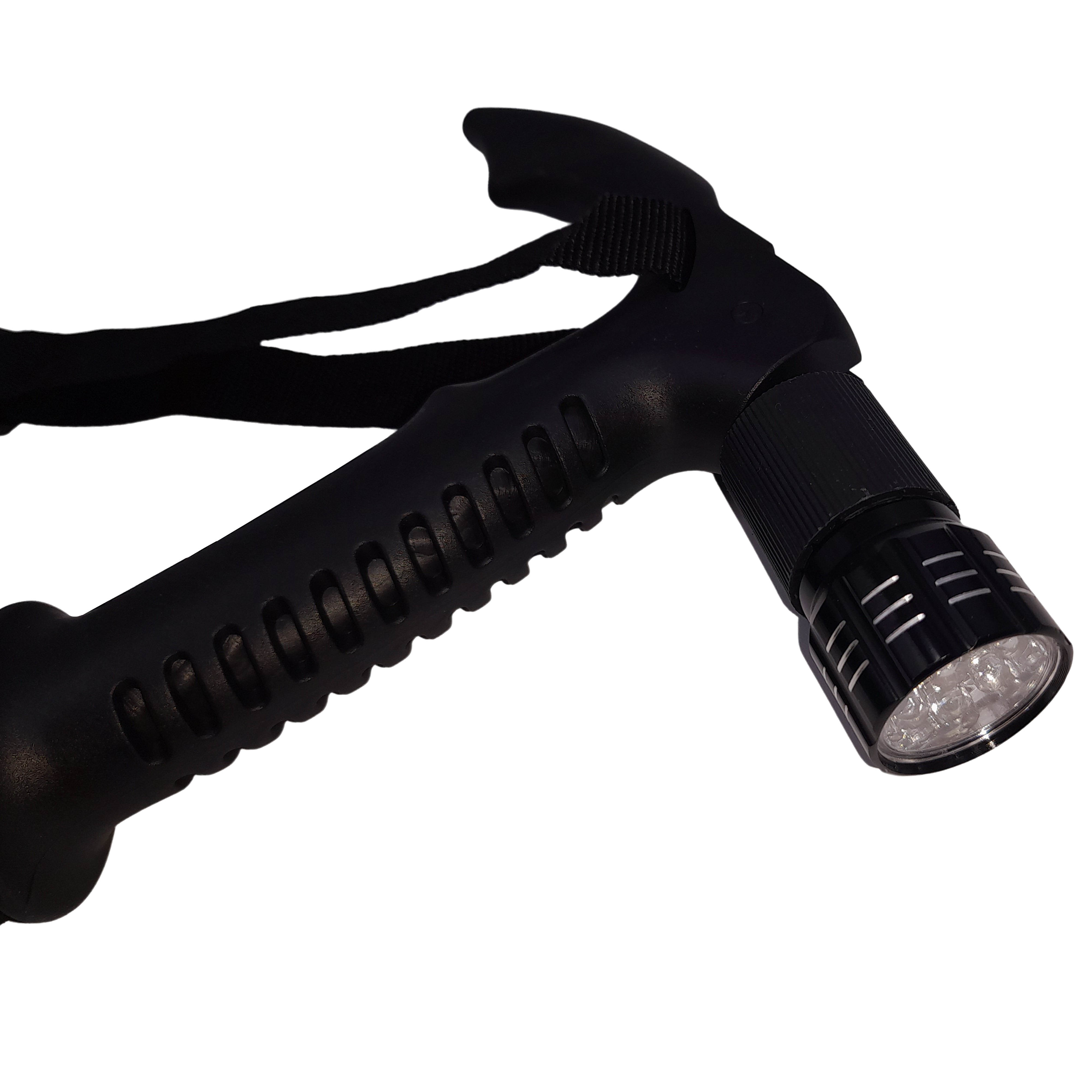 Baston trekking extensibil IdeallStore®, Ol Helper, aluminiu, lampa LED, 110 cm, negru - 3 | YEO