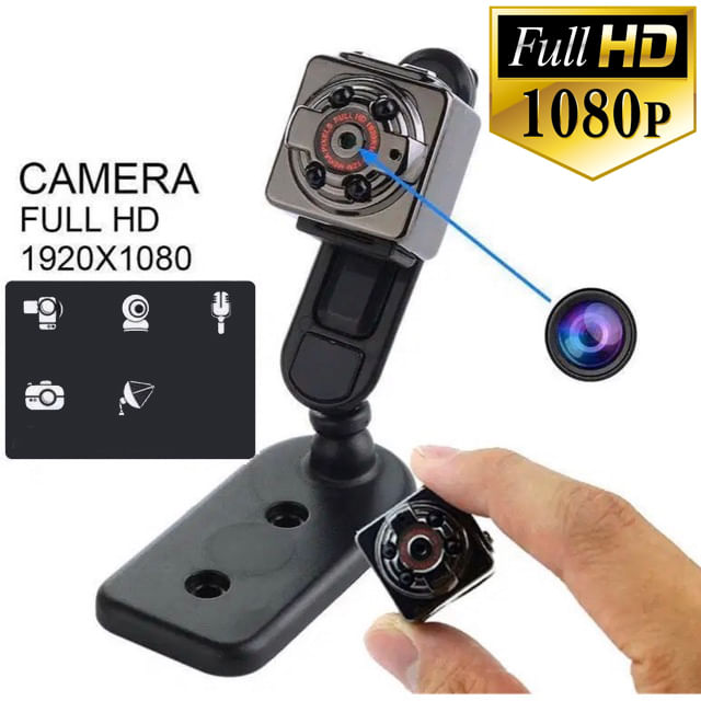 Mini-camera de supraveghere IdeallStore®, Tiny Surveillance, Full HD 1080p, 30 fps, negru - 3 | YEO