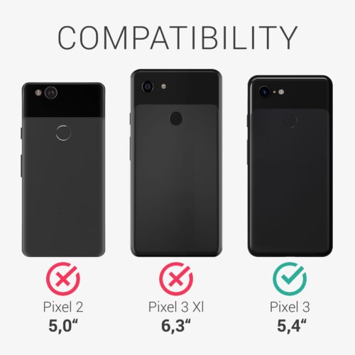 Husa pentru Google Pixel 3, Silicon, Mov, 45967.139, Kwmobile