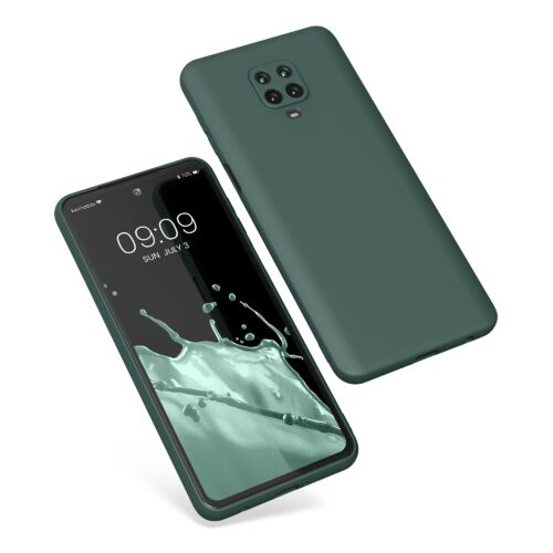 Husa Kwmobile pentru Xiaomi Redmi Note 9S/Redmi Note 9 Pro/Redmi Note 9 Pro Max, Silicon, Verde, 56562.171