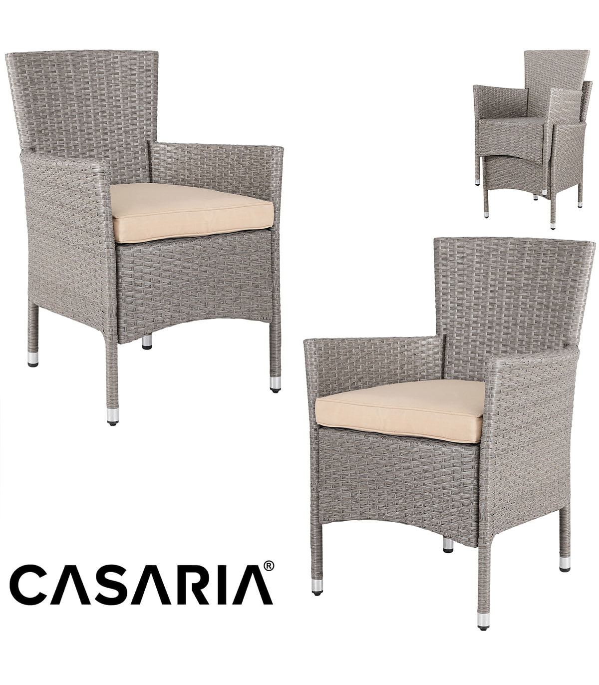 Set 2 x scaun gradina — imaginea 5