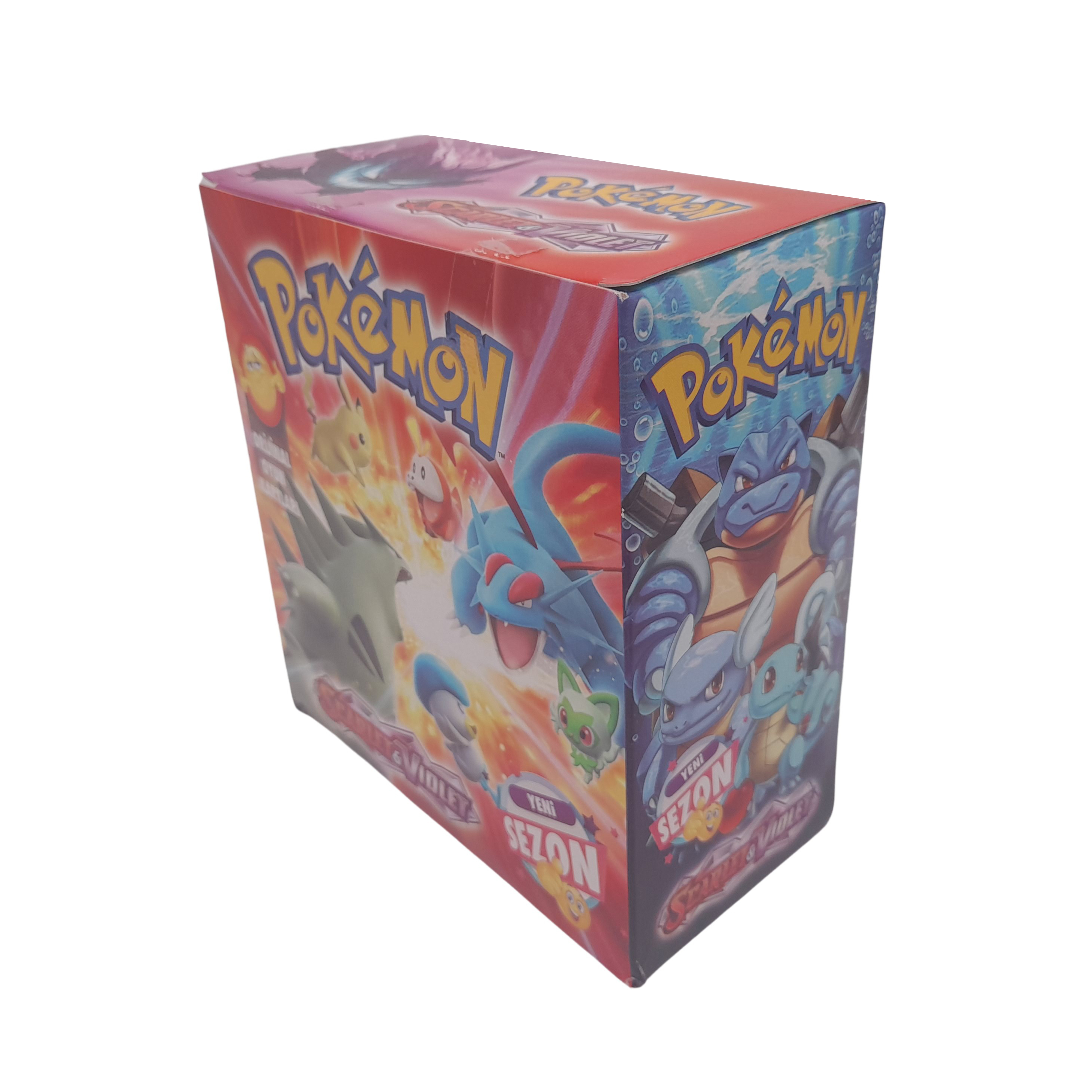 Set 400 de cartonase IdeallStore® Pokemon, Scarlet & Violet, cartonate, multicolor - 2 | YEO