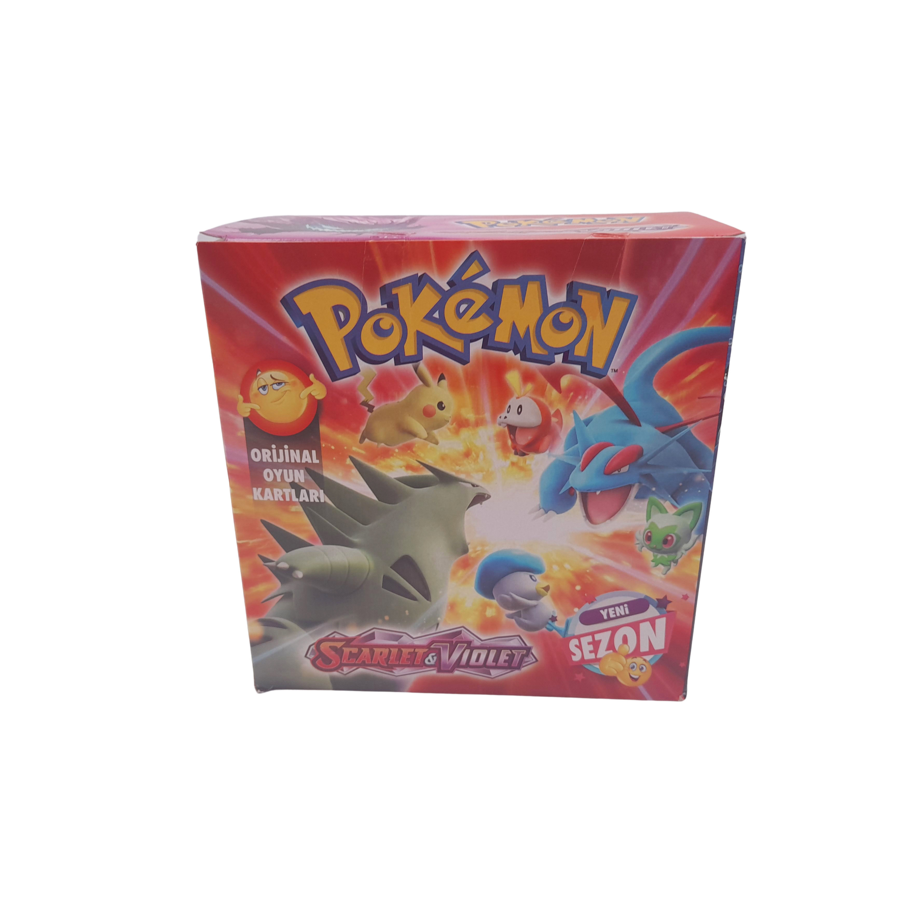 Set 400 de cartonase IdeallStore® Pokemon, Scarlet & Violet, cartonate, multicolor - 1 | YEO