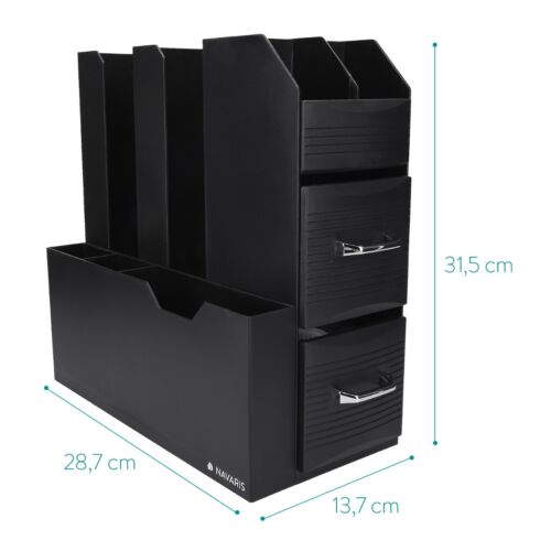 Organizator pentru cafea si ceai Navaris cu compartimente si 2 sertare, 50262.01 - 4 | YEO