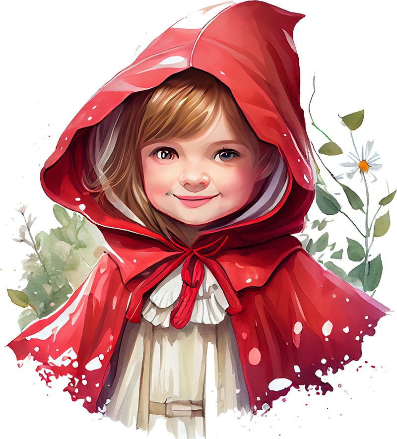 Sticker decorati, Scufita Rosie, rosu, 66 cm, 1298STK