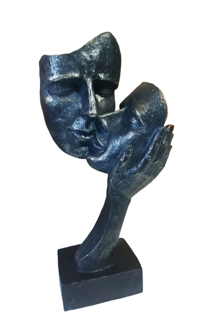 Statueta Decorativa Masca, Indragostiti, negru, 193SX-1