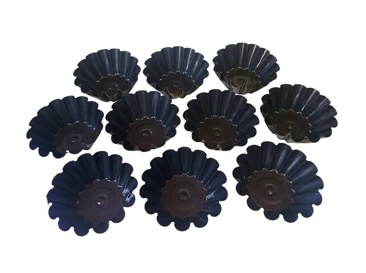 Forma pentru Savarine, Set 10 cavitati, negru, 10 cm, 400COF - 3 | YEO