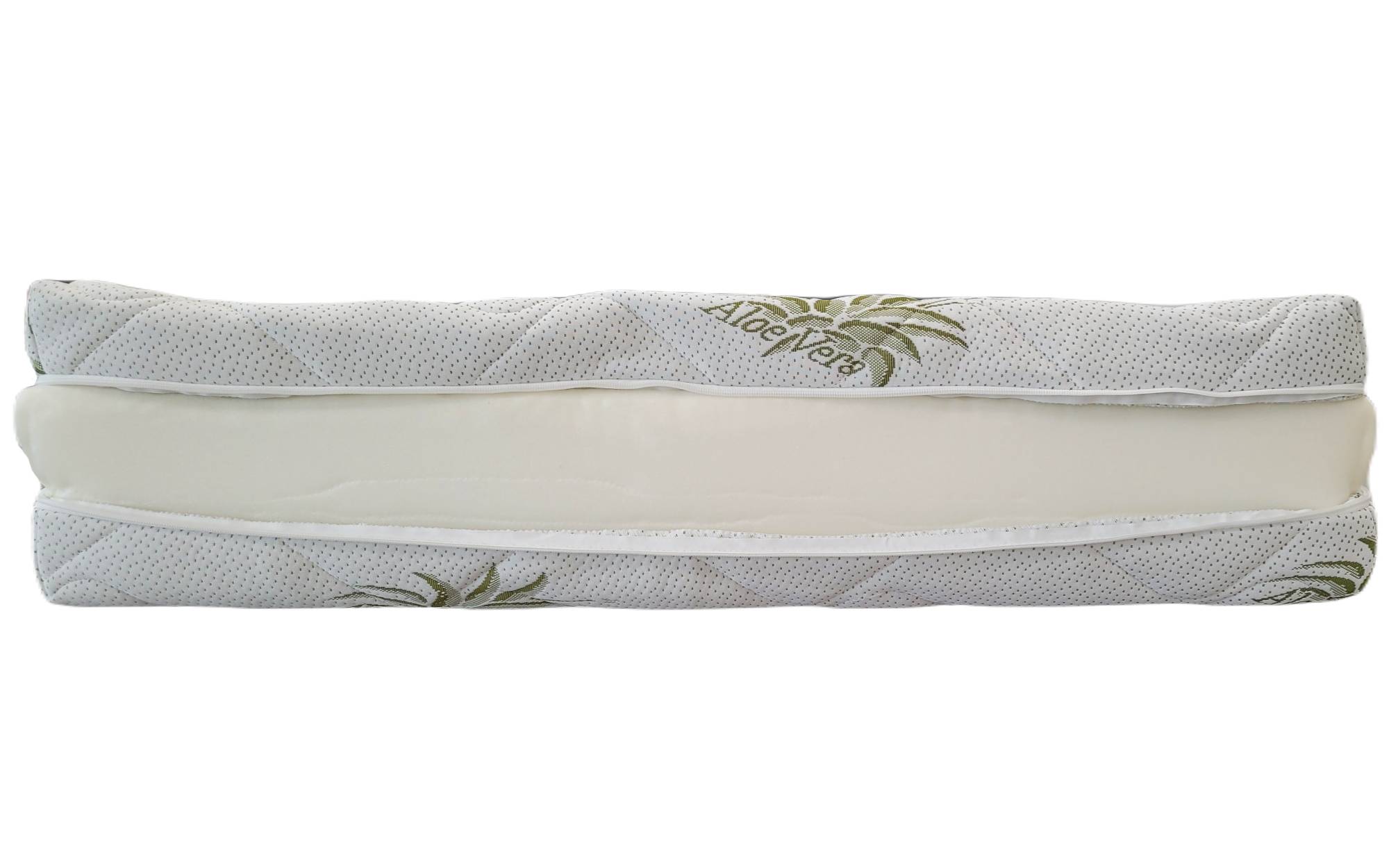 Husa saltea 160x200x25, Aloe Vera, matlasata, lavabila, detasabila, cu fermoar 4 laturi - 2 | YEO