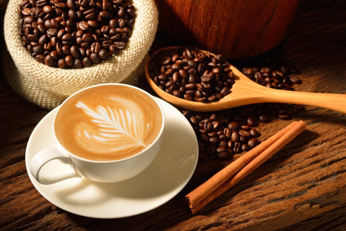 Autocolant, Cafea cu scortisoara