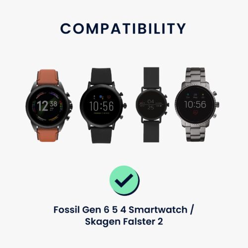 Cablu de alimentare kwmobile pentru Fossil Gen 6/Gen 5/Gen 4, Plastic, Alb, 58644.02 - 3 | YEO