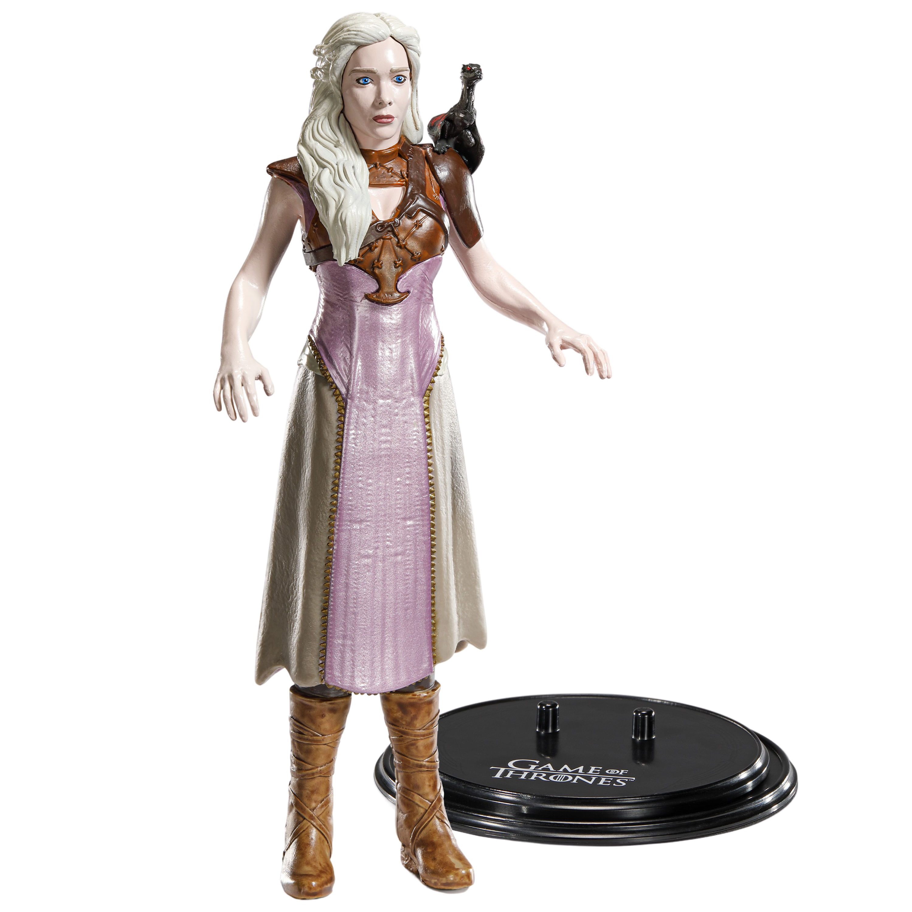 Figurina articulata Game of Thrones IdeallStore®, Daenerys Targaryen, editie de colectie, 19 cm, stativ inclus - 1 | YEO