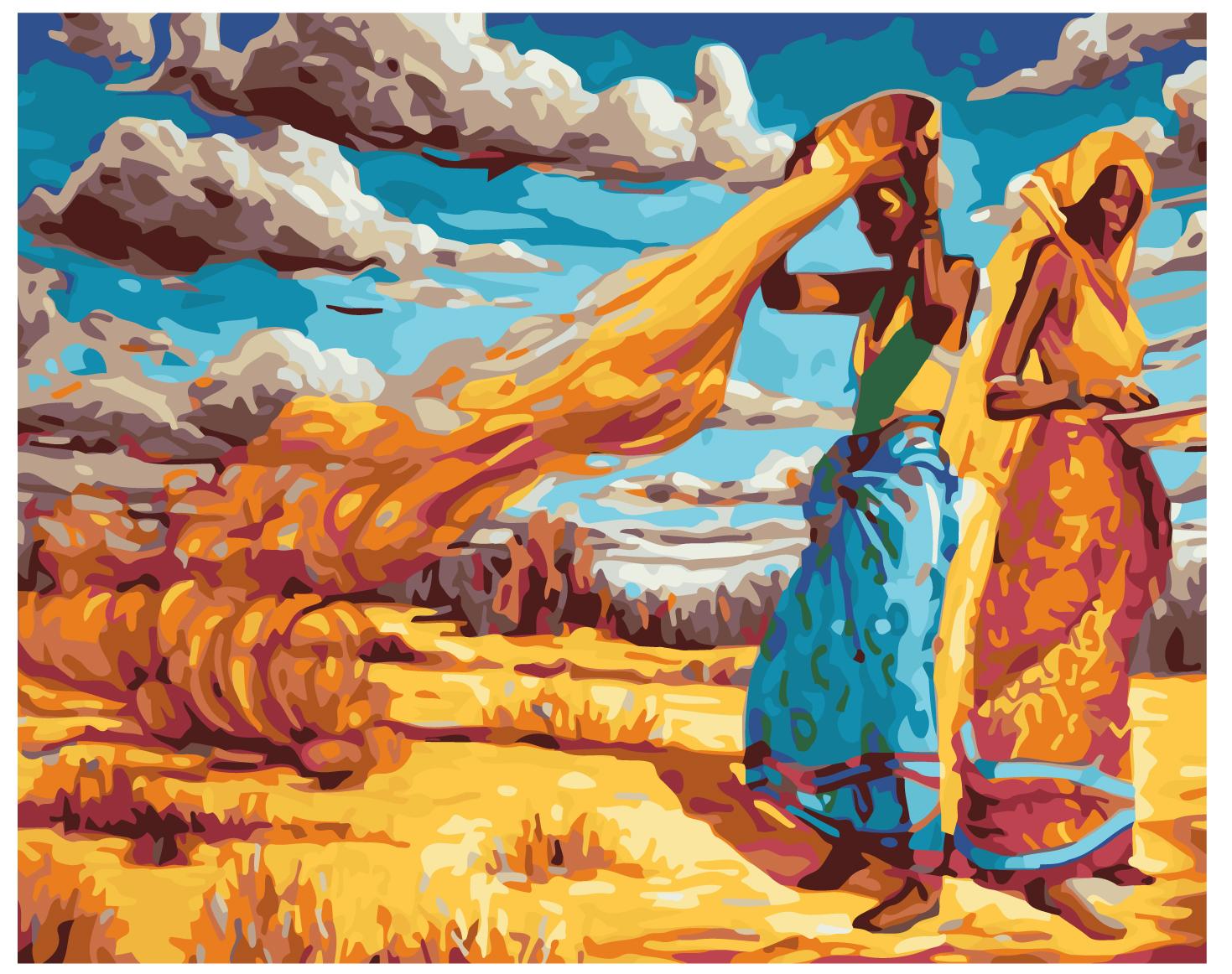 Set pictura pe numere Femeile africane 1121
