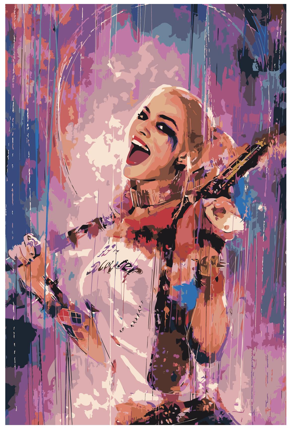 Set pictura pe numere Harley Quinn 1201